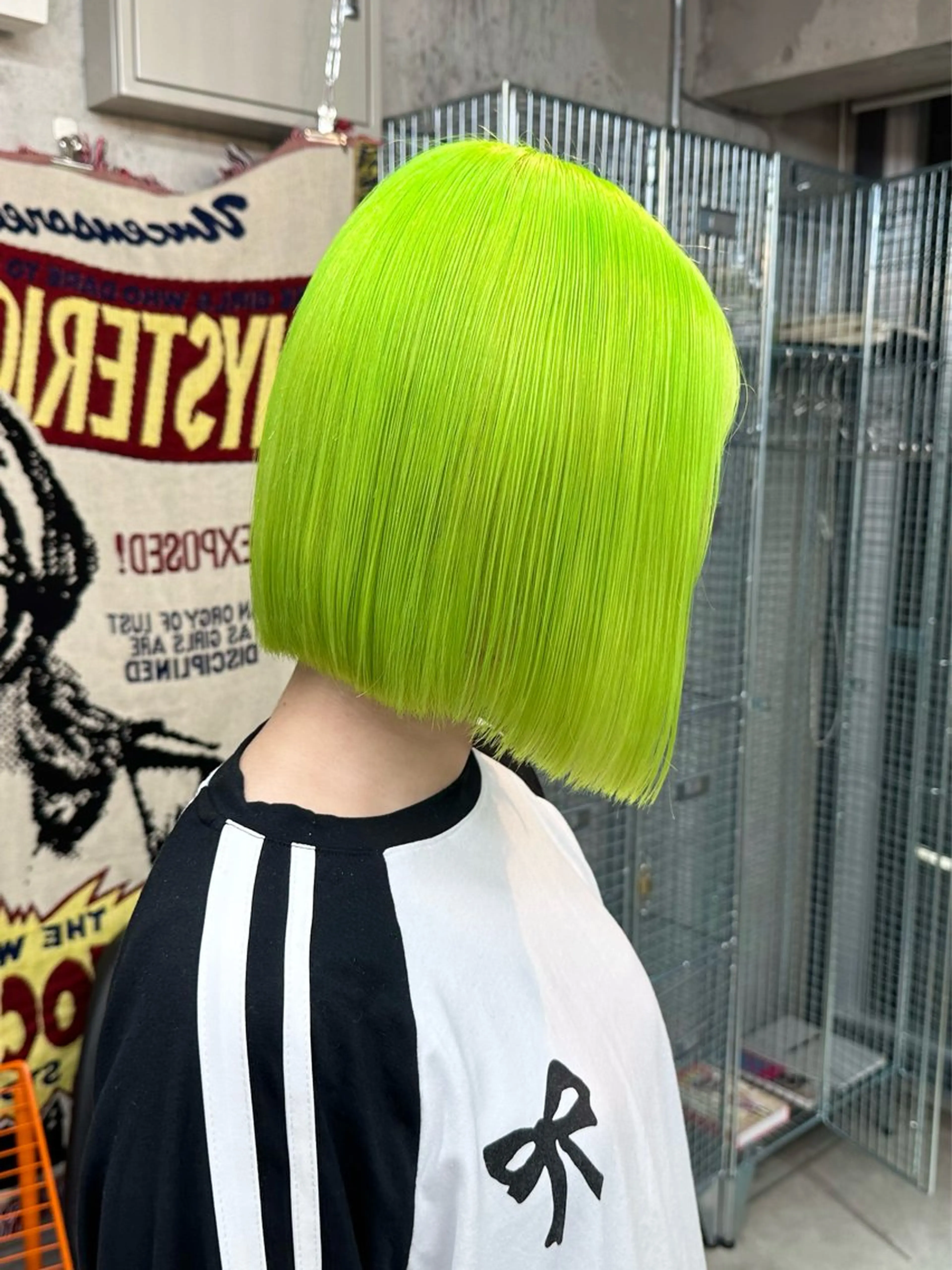 ショート ボブ ヘアカラー トリートメント 🩵艶ハイトーン 🩵 𝓨𝓤𝓤のヘアスタイル