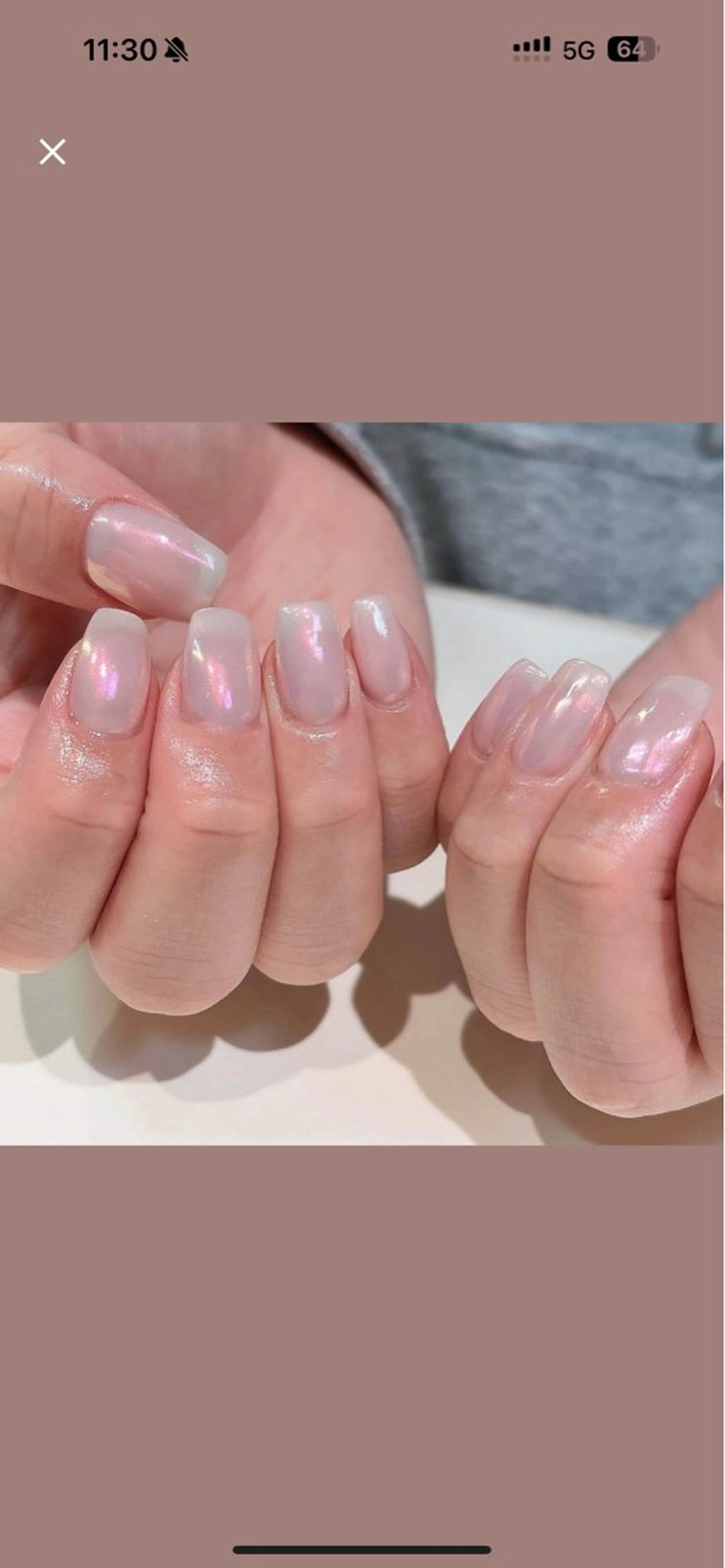 ★HAND SNS話題のパウダーネイルミラー or オーロラの写真