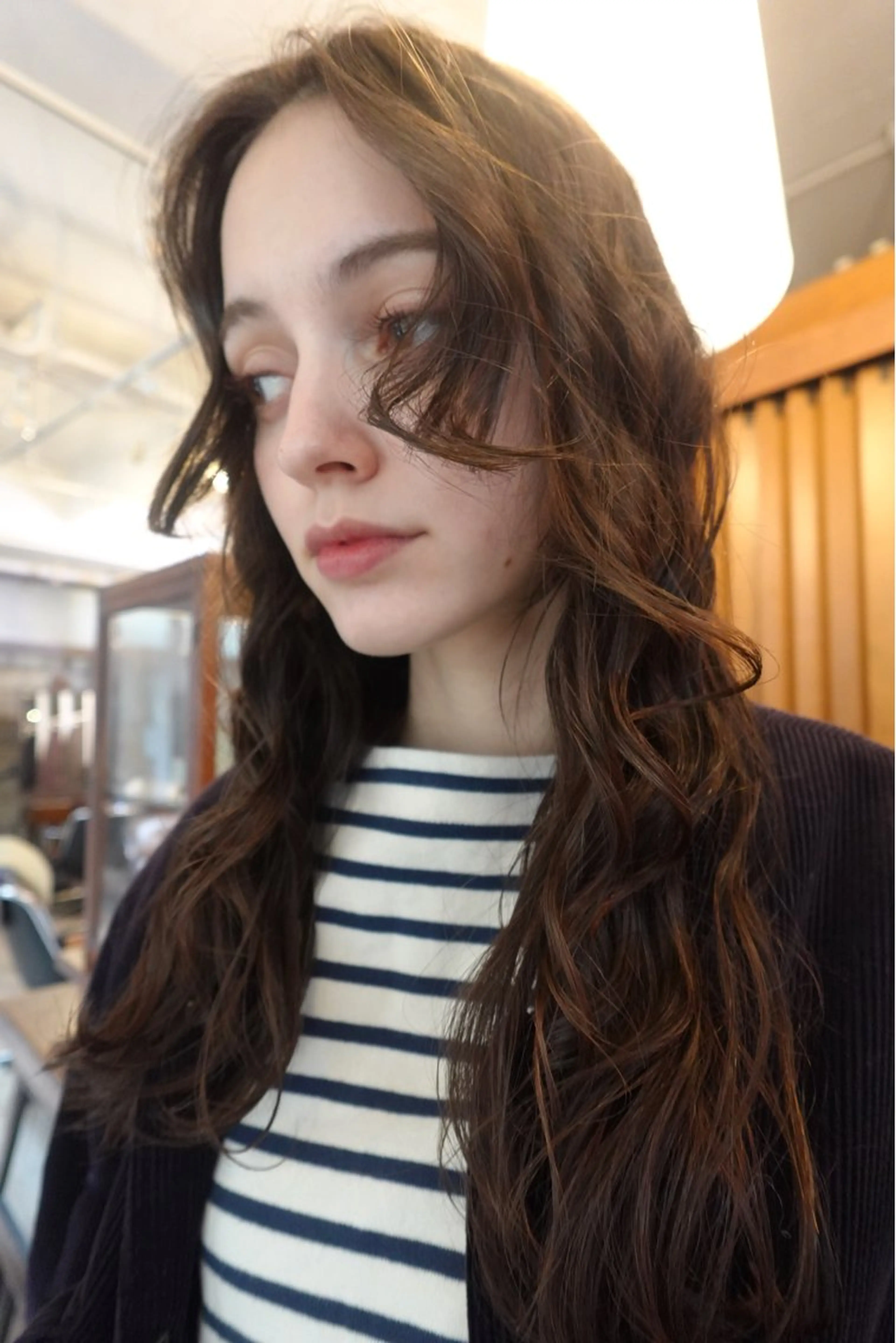 ロング カット パーマ トリートメント 🍁レイヤー.ニュア ンスパーマ.🍁陸来のヘアスタイル