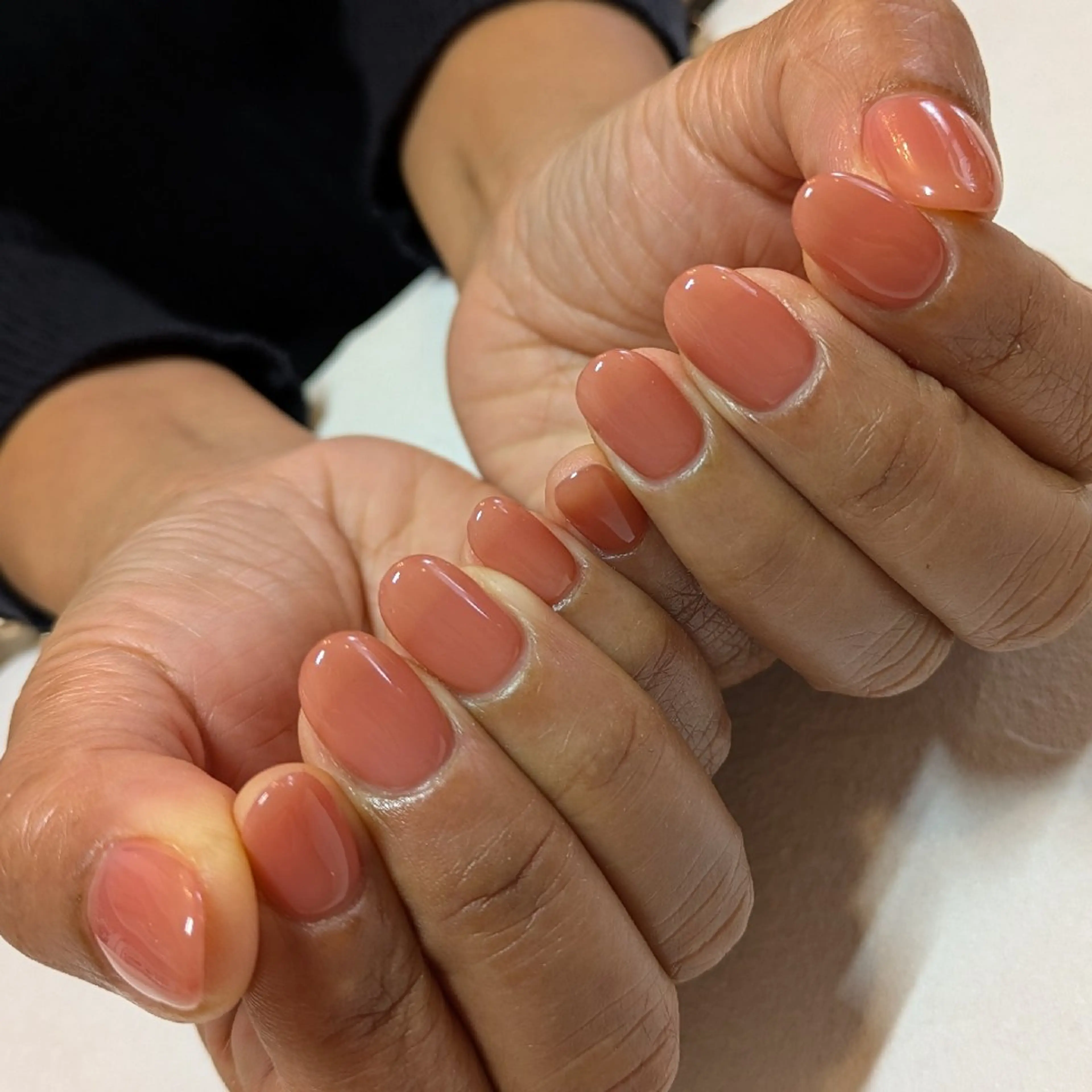 ネイル ワンカラーネイル ジェヌインネイル 河内のネイルデザイン