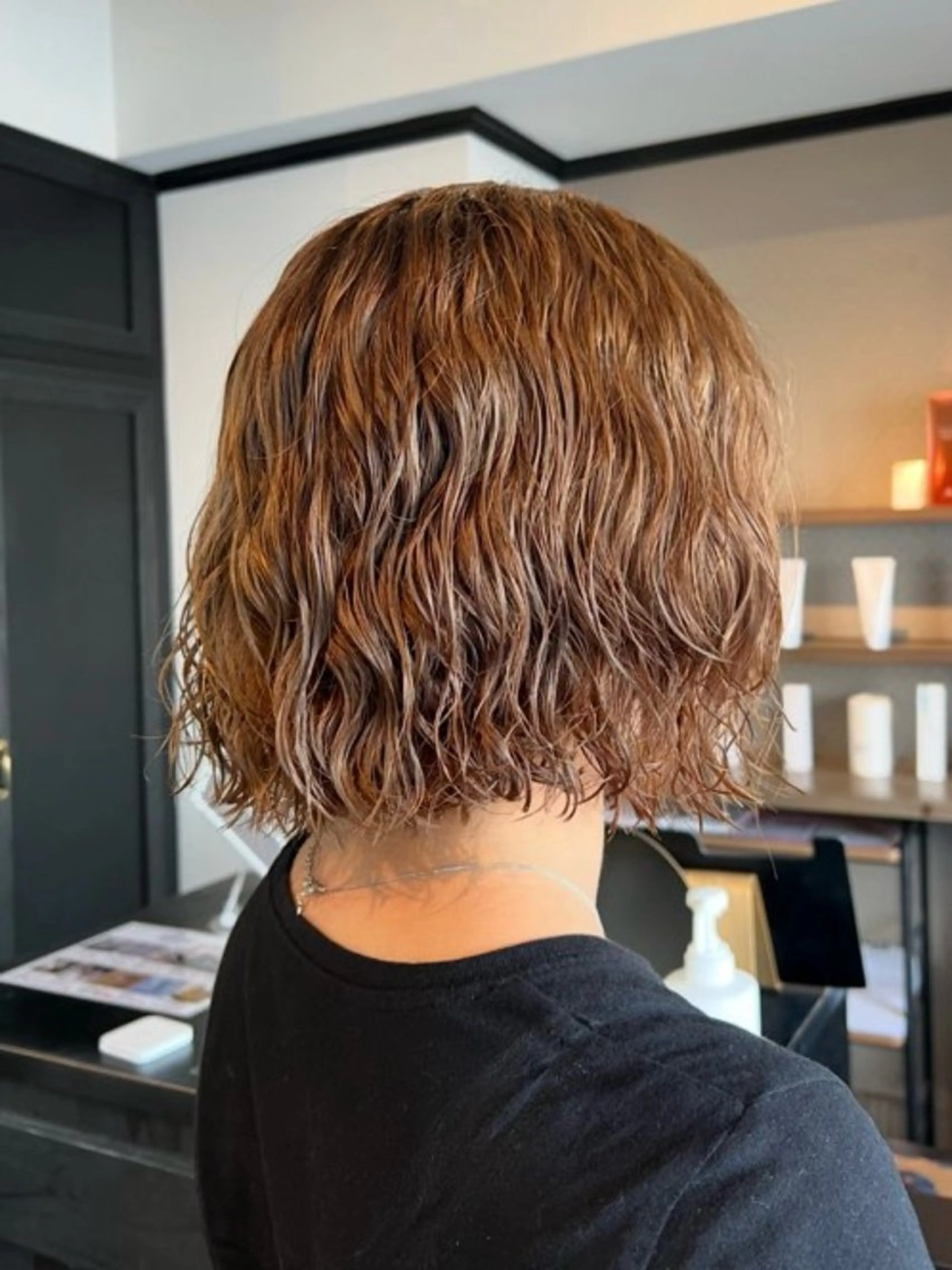 パーマ ボブ VISEO ／ Suzuのヘアスタイル