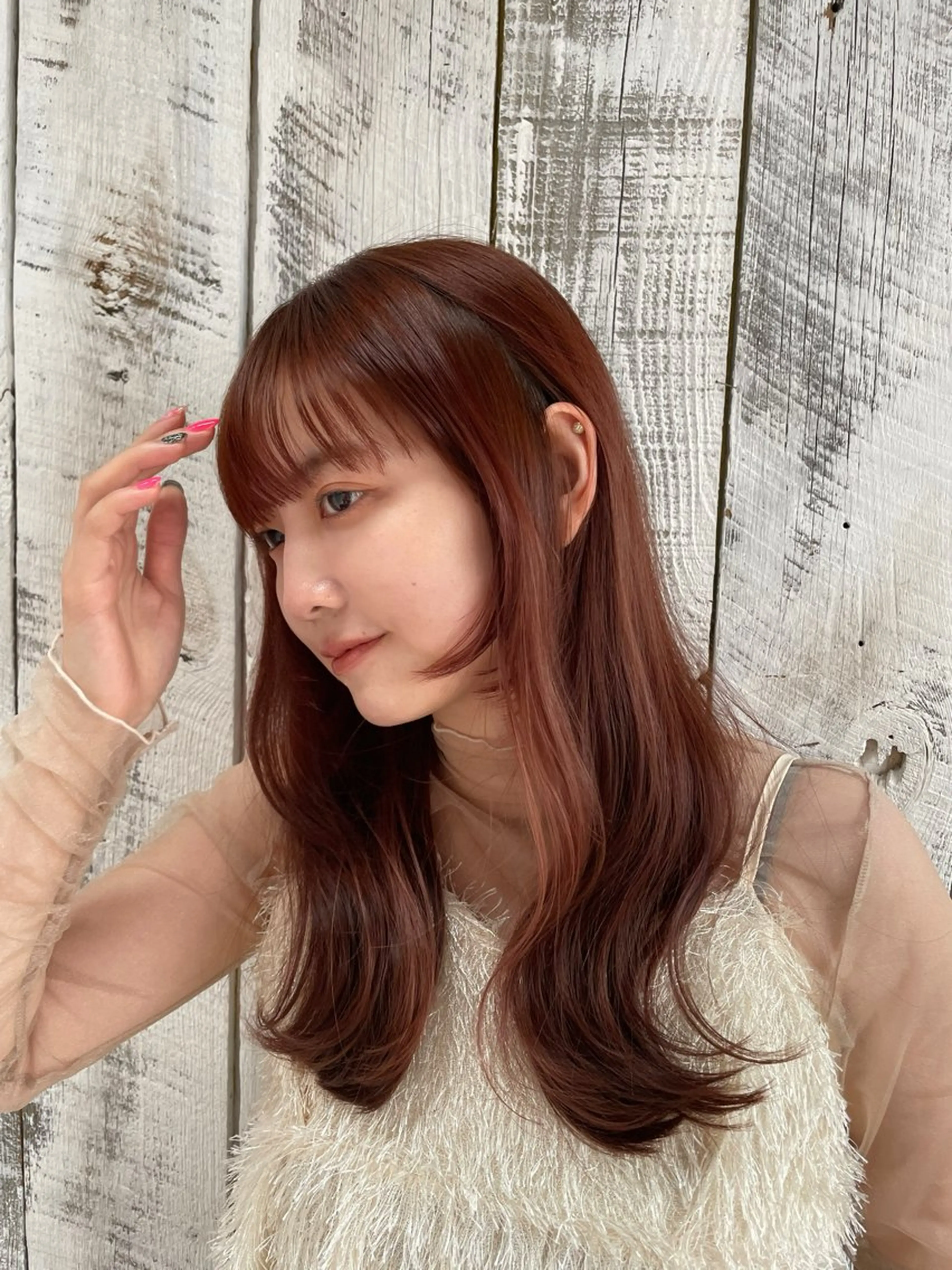 セミロング ♥️モテ髪/ レイヤー/佑珠♥️のヘアスタイル