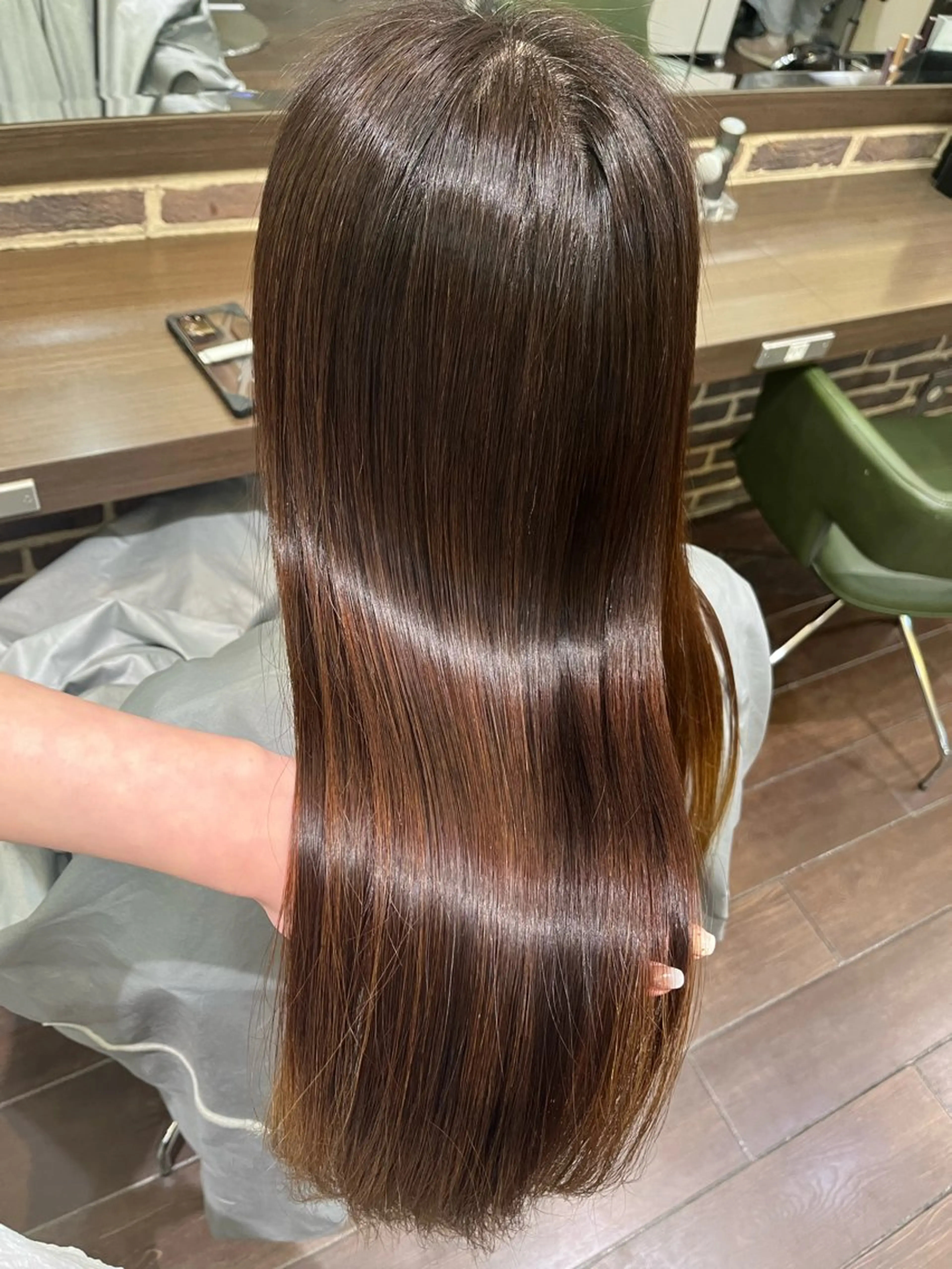 縮毛矯正 透明感カラー こだわりカットあさみのヘアスタイル