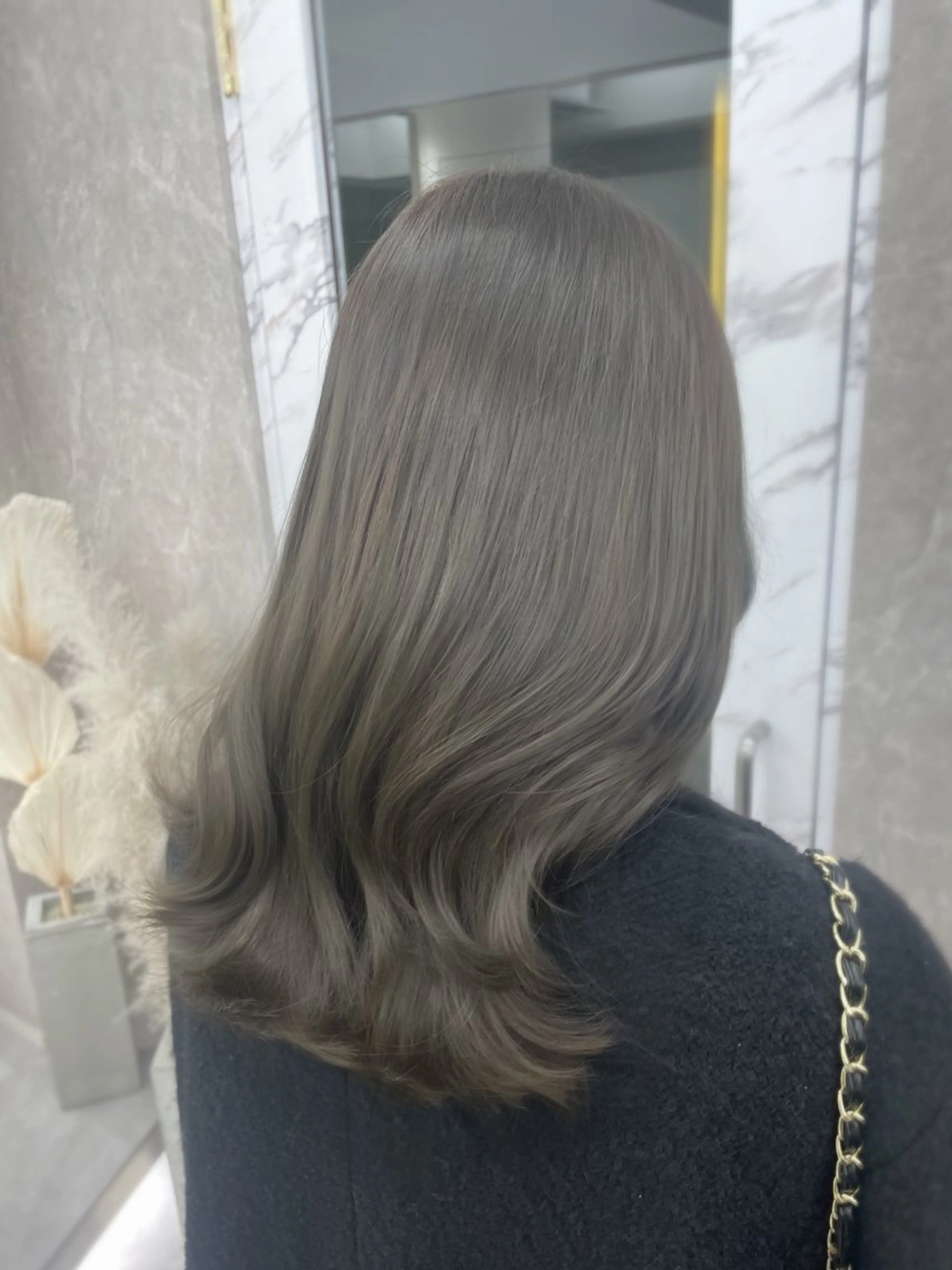 ロング カラー 髪質改善/赤み消し ブリーチなし心斎橋のヘアスタイル