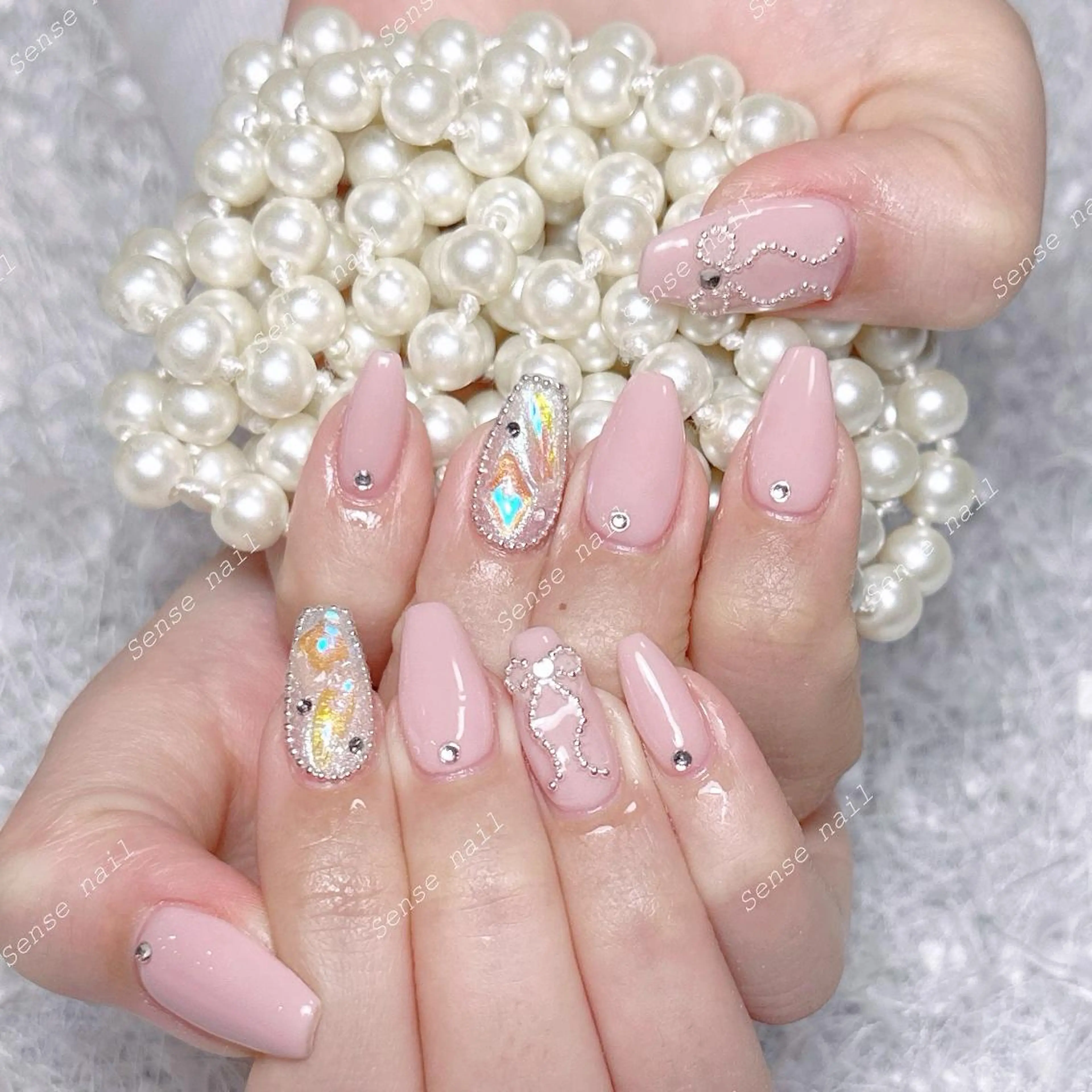 ネイル ハンドネイル Bunny 🐰のネイルデザイン
