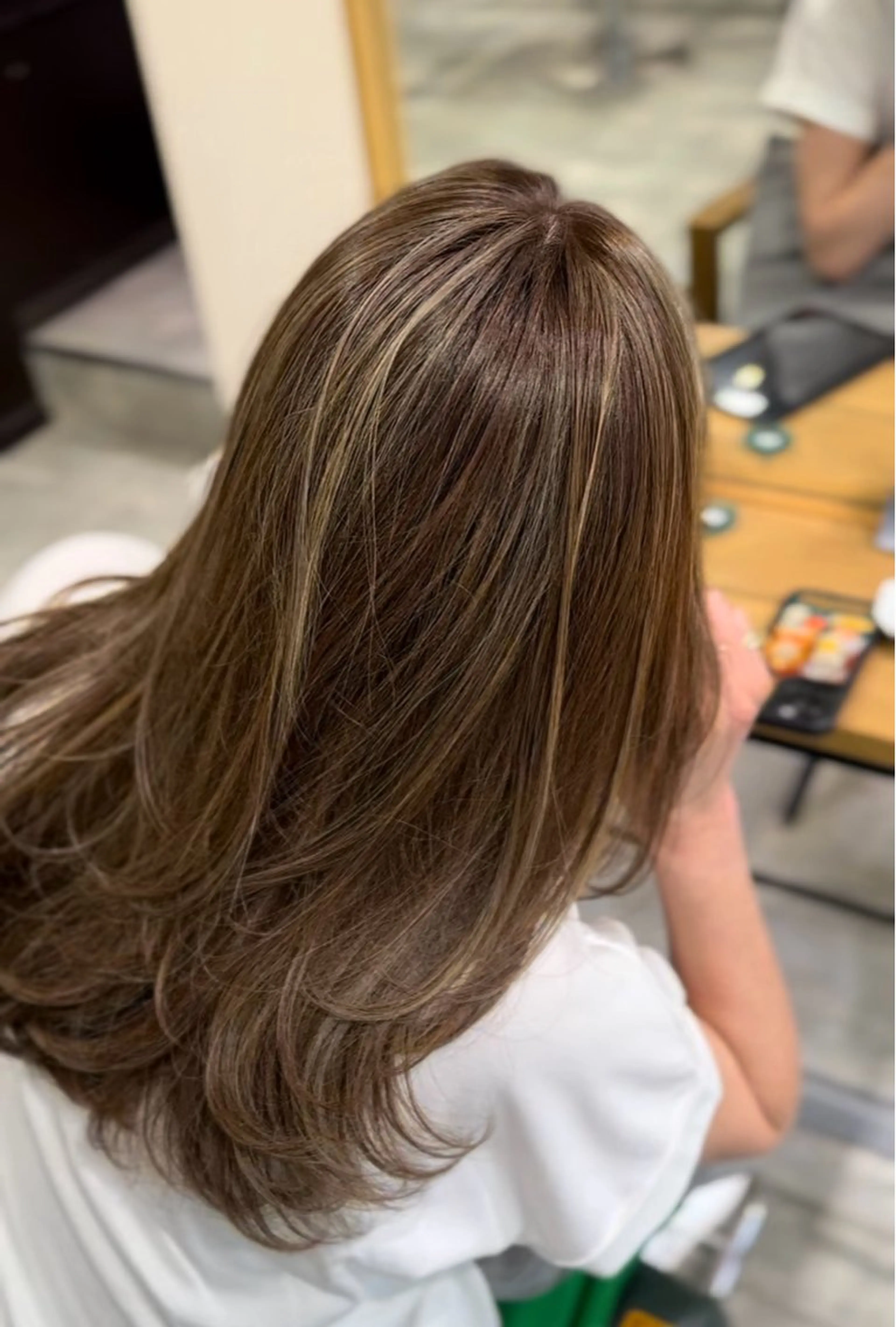 🌺カット+透明感カラー+ハホニコトリートメントの写真