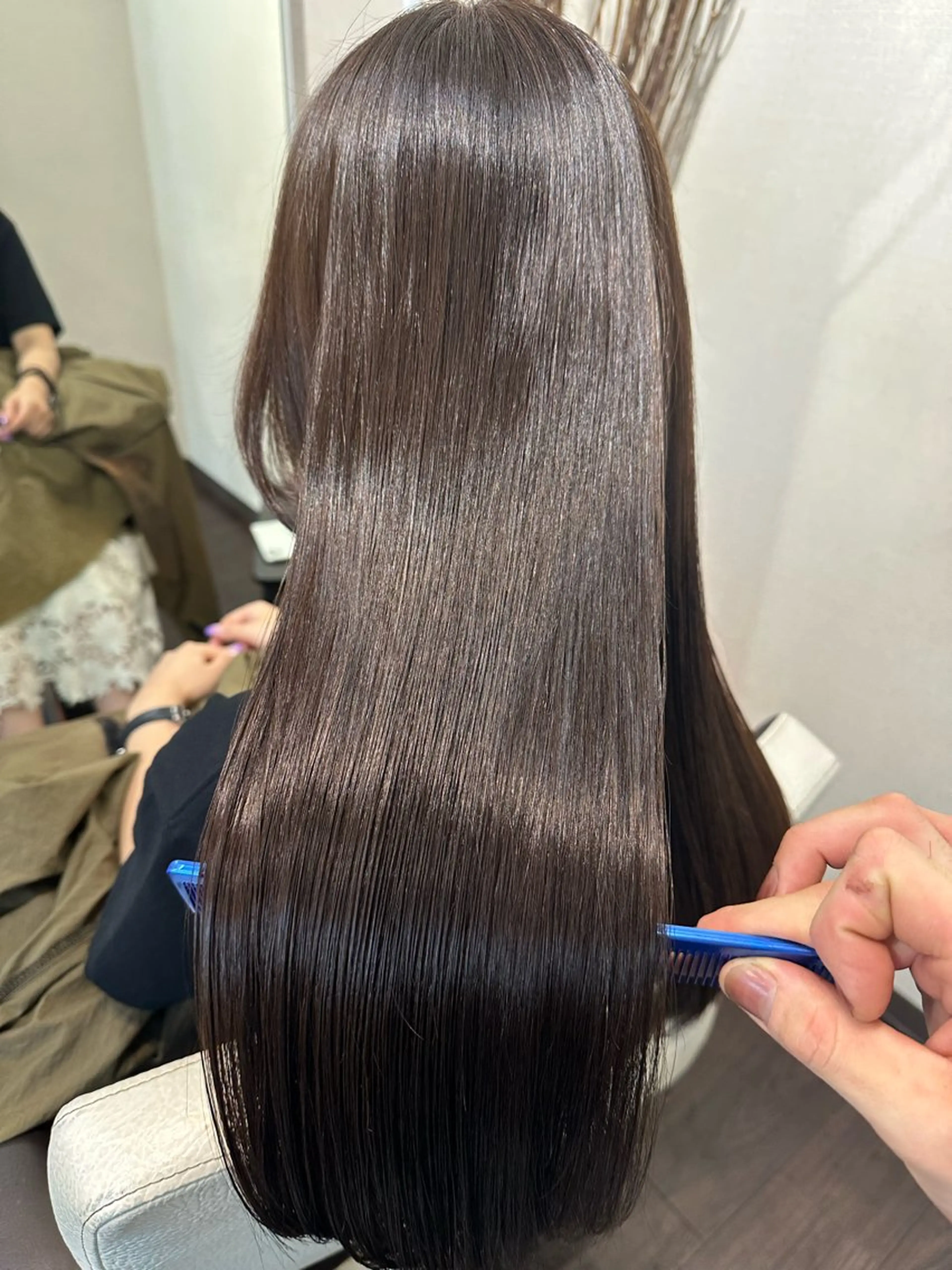 セミロング カラー カット ヘアカラー トリートメント ヘッドスパ youres hair 東口店所属・🌸ULTOWA🌸 髪質改善/縮毛/店長のヘアスタイル