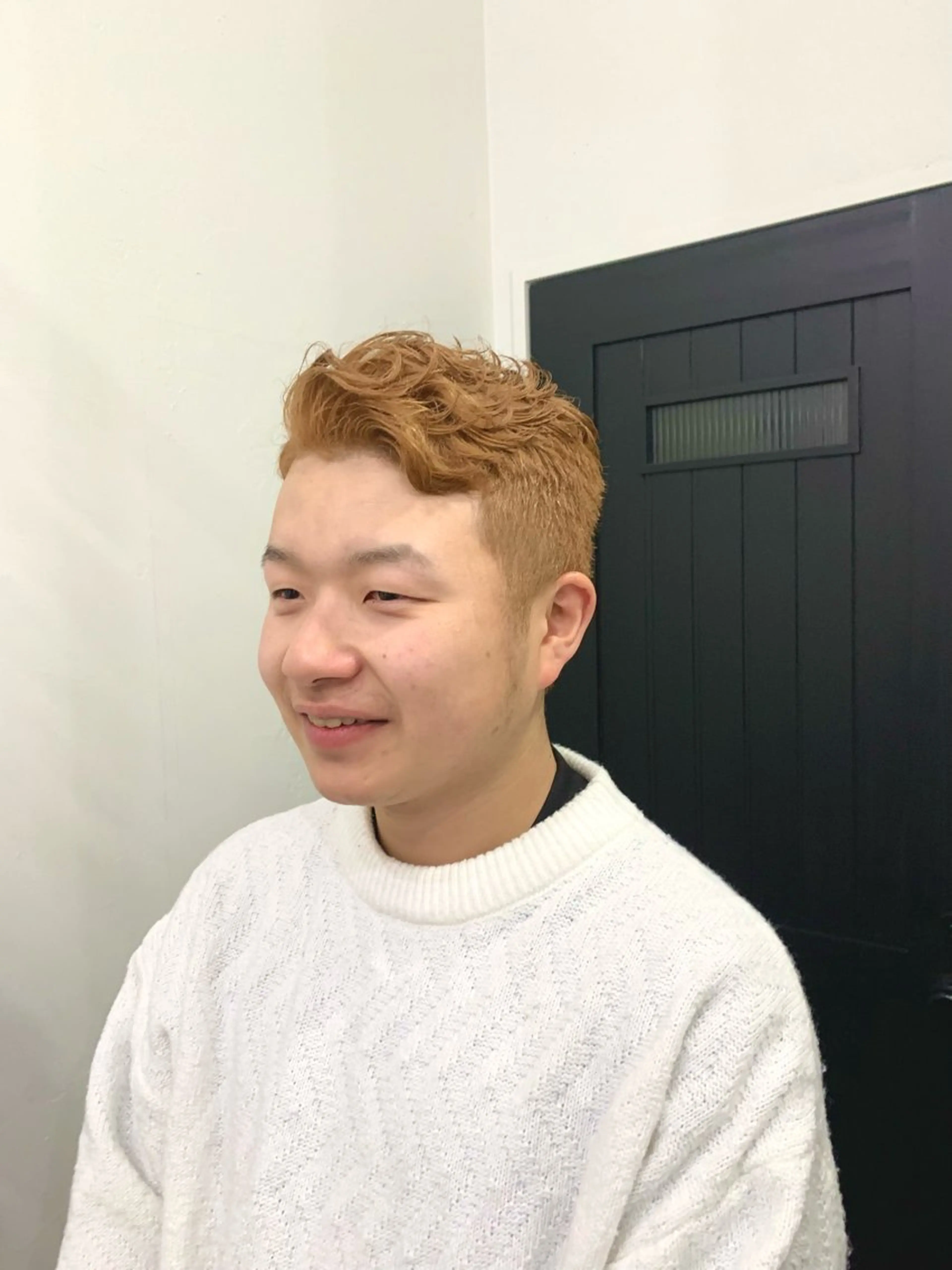 ショート カラー メンズ ヘアカラー NiL所属・藤浪 駿のヘアスタイル