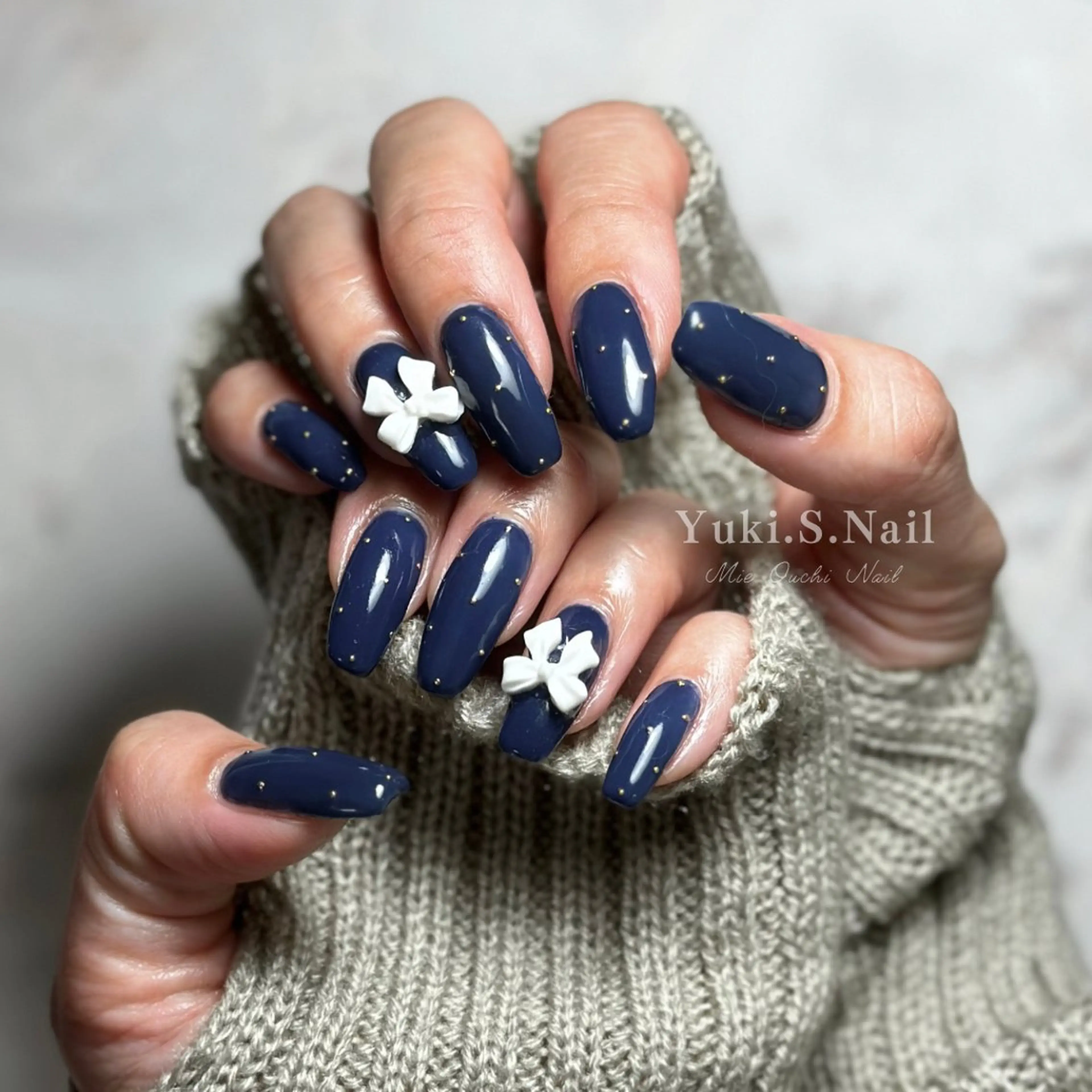 ロング 韓国風ヘア 似合わせカット ハンドネイル Yuki S.Nailのネイルデザイン