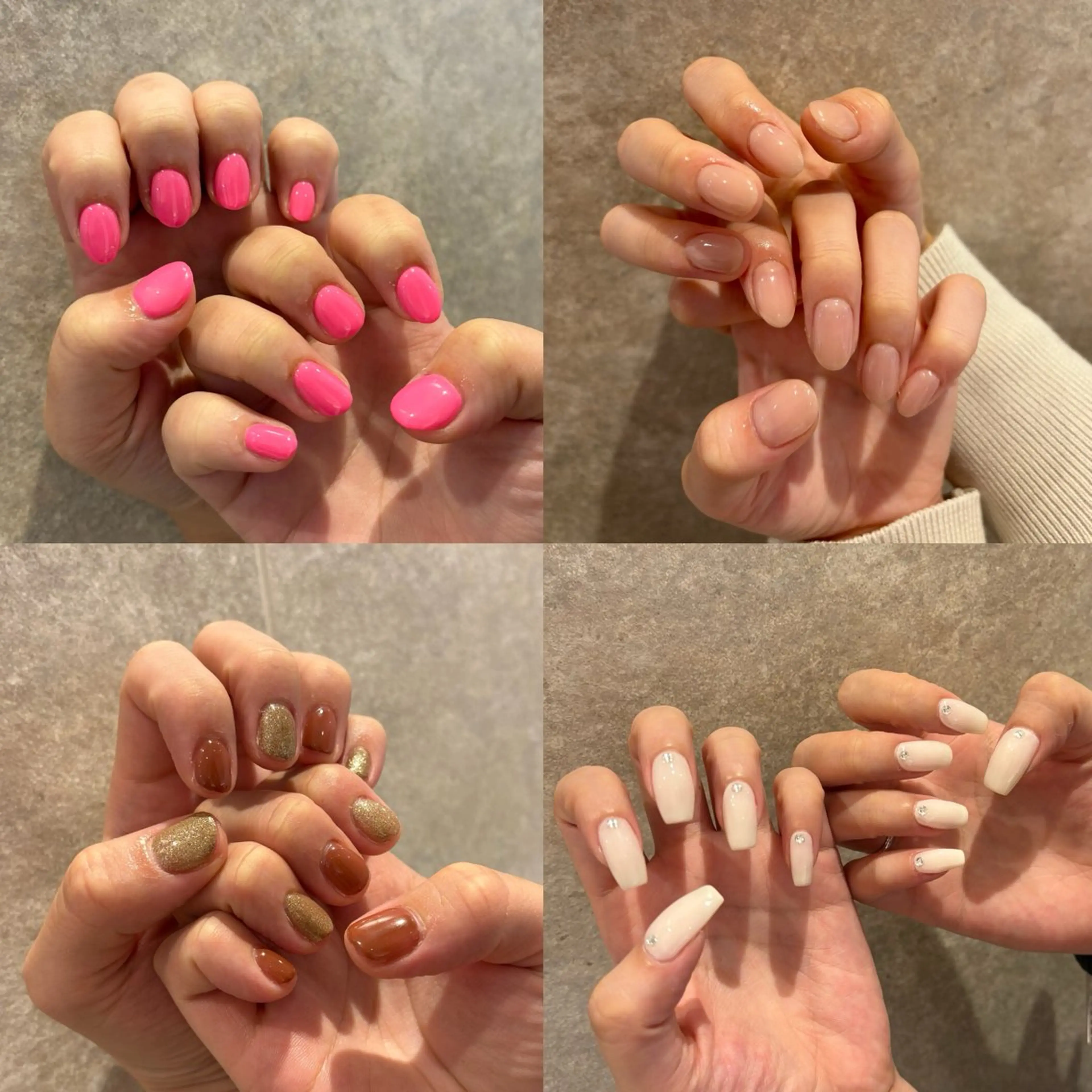 【11月限定】ワンカラーorラメグラ(オフなし) /いなべ/桑名/フィルイン/ネイル/ワンカラー/マグネットの写真