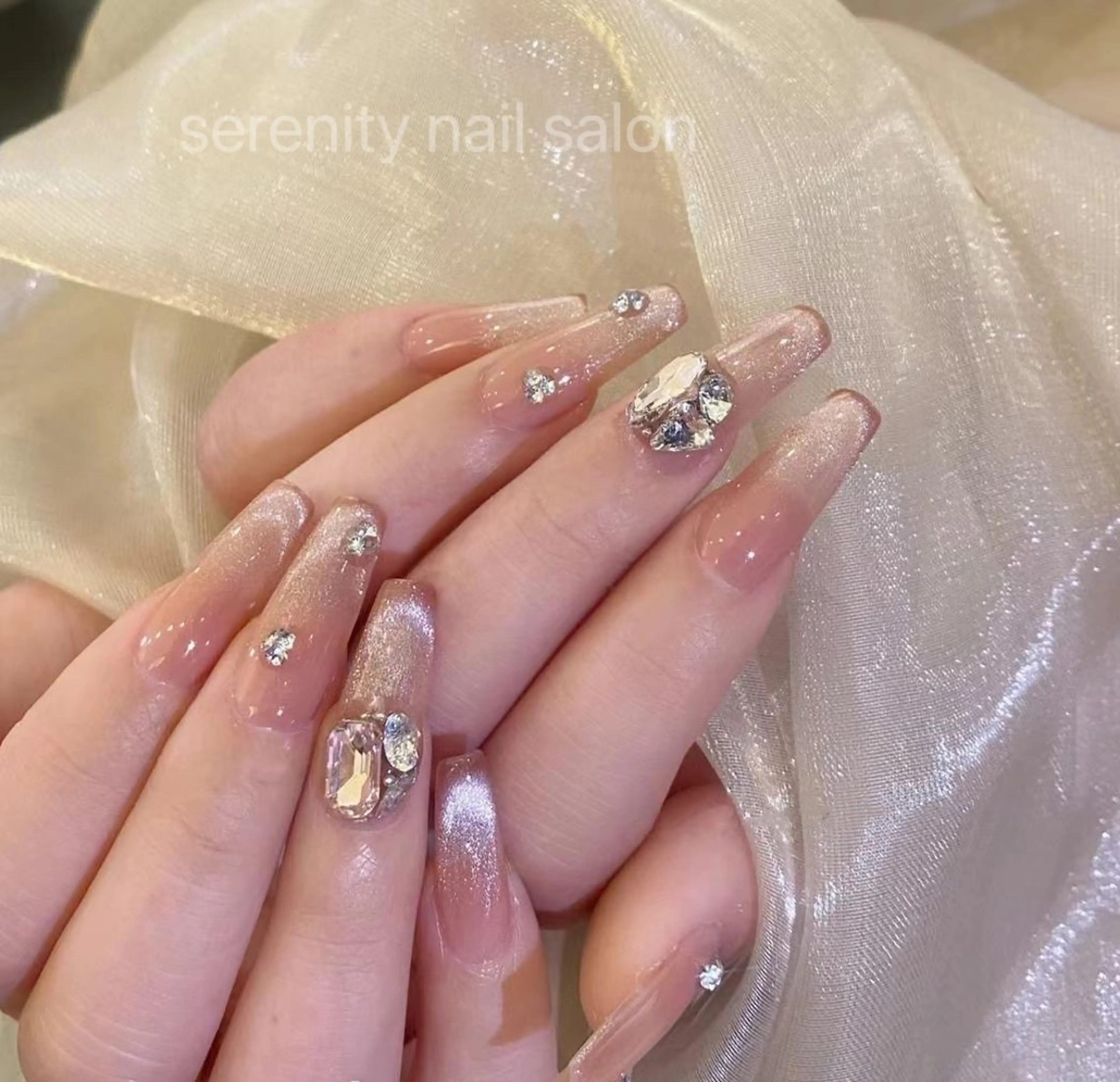 ネイル ✨Serenity ワンホンネイルのネイルデザイン
