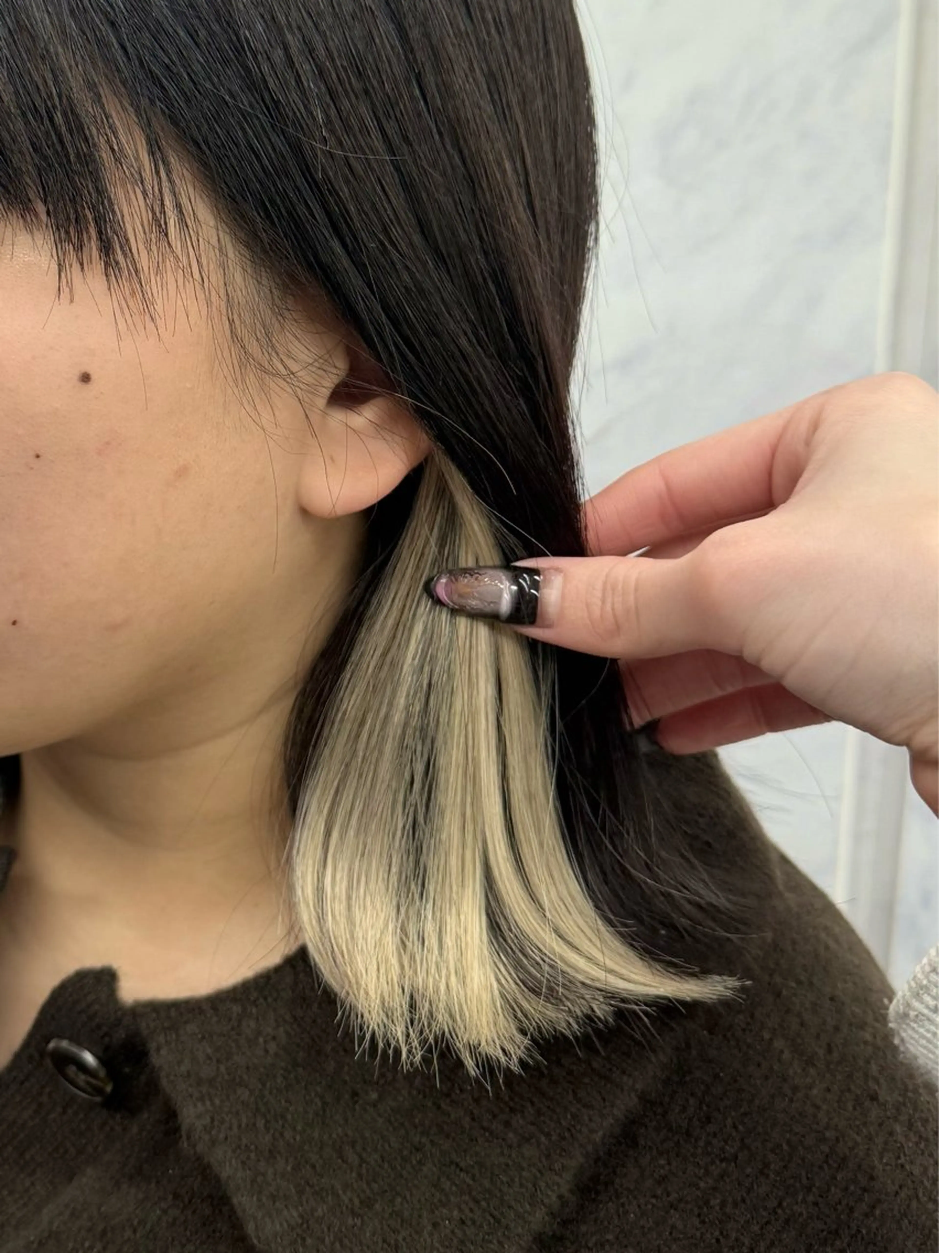 ミディアム エクステ miwa 🖤のヘアスタイル