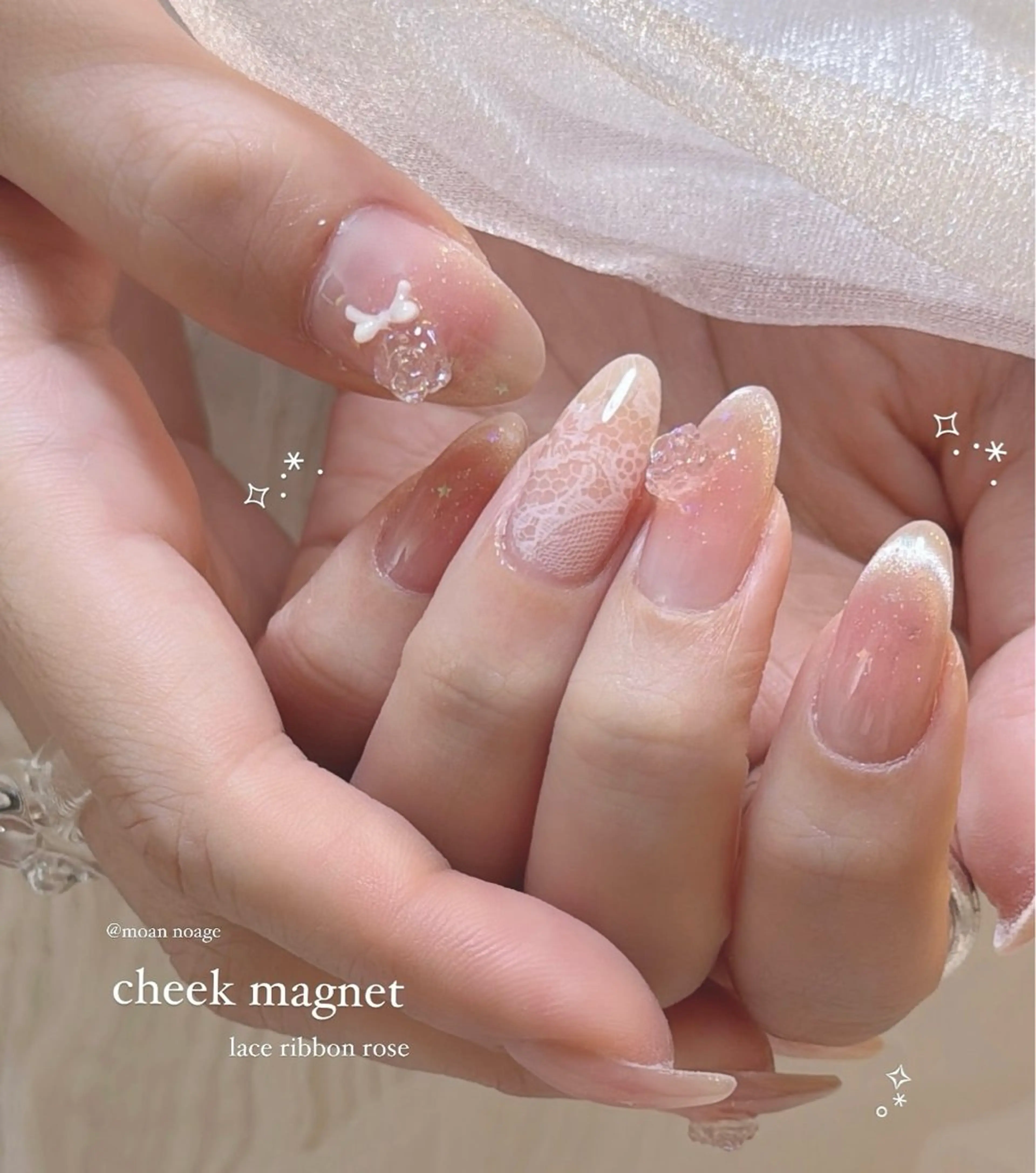 ネイル ハンドネイル moan noageのネイルデザイン