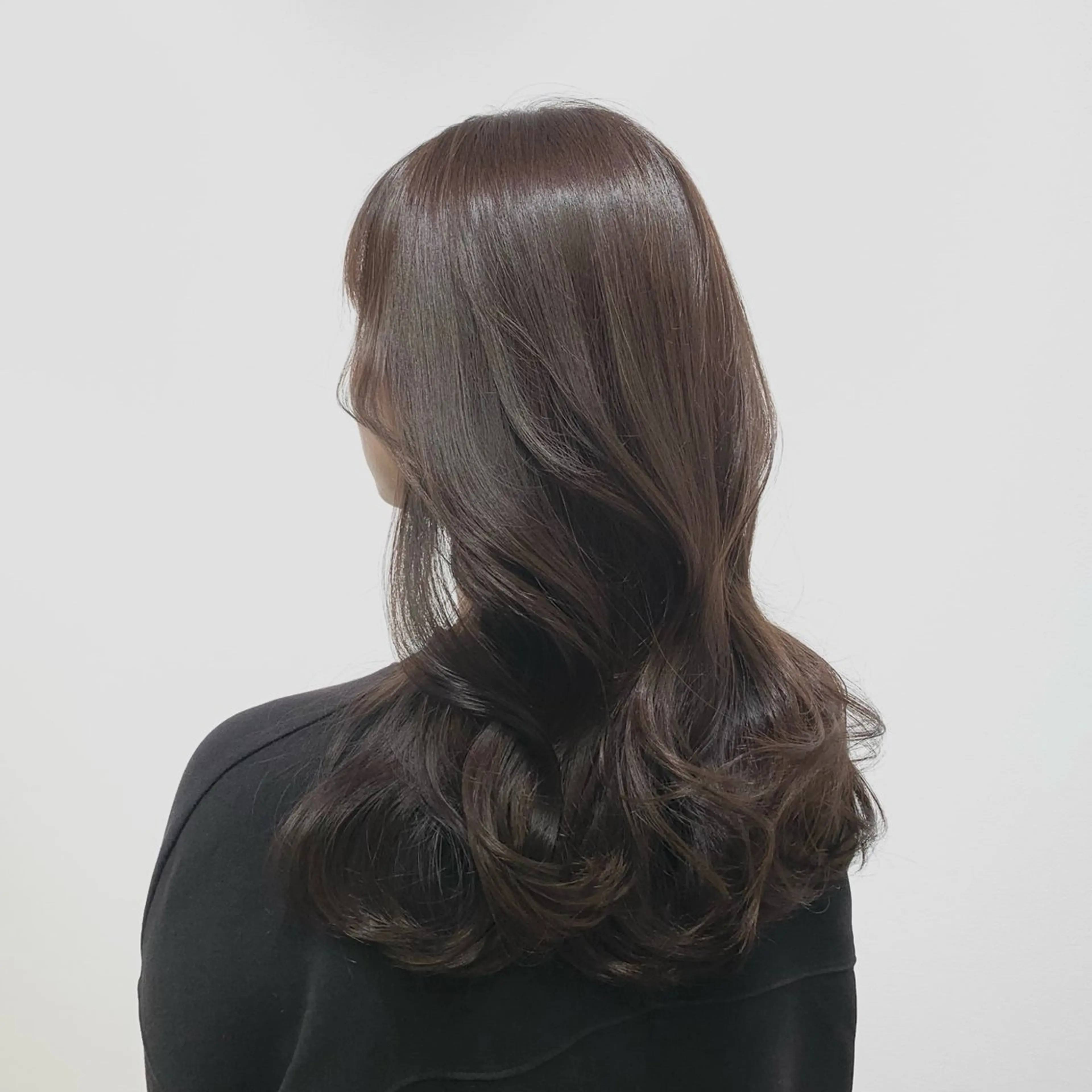 ロング カラー ヘアアレンジ キヨミ 韓国レイヤーカットのヘアスタイル
