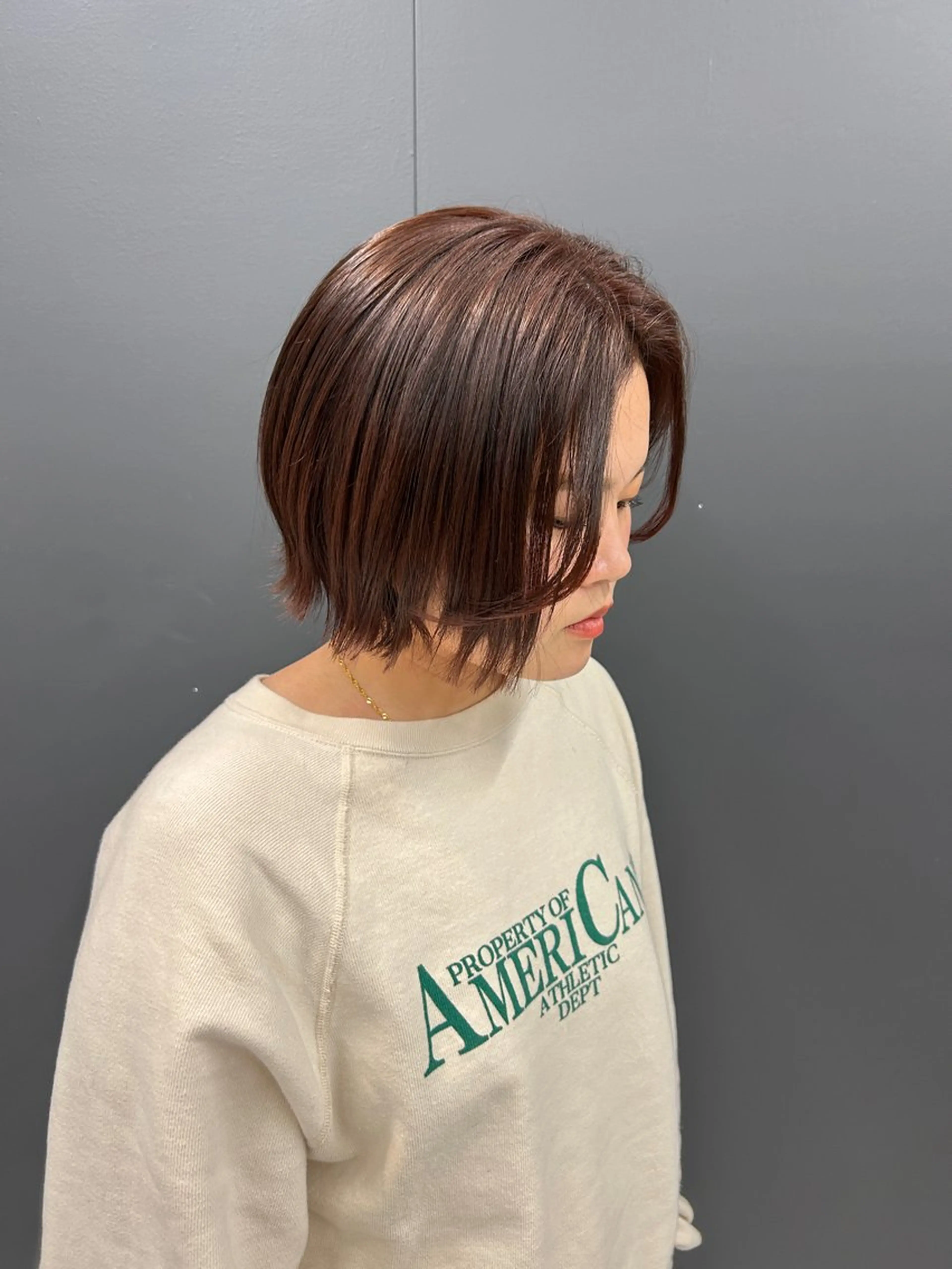 ミディアム 外ハネヘア Ruth Ebiのヘアスタイル