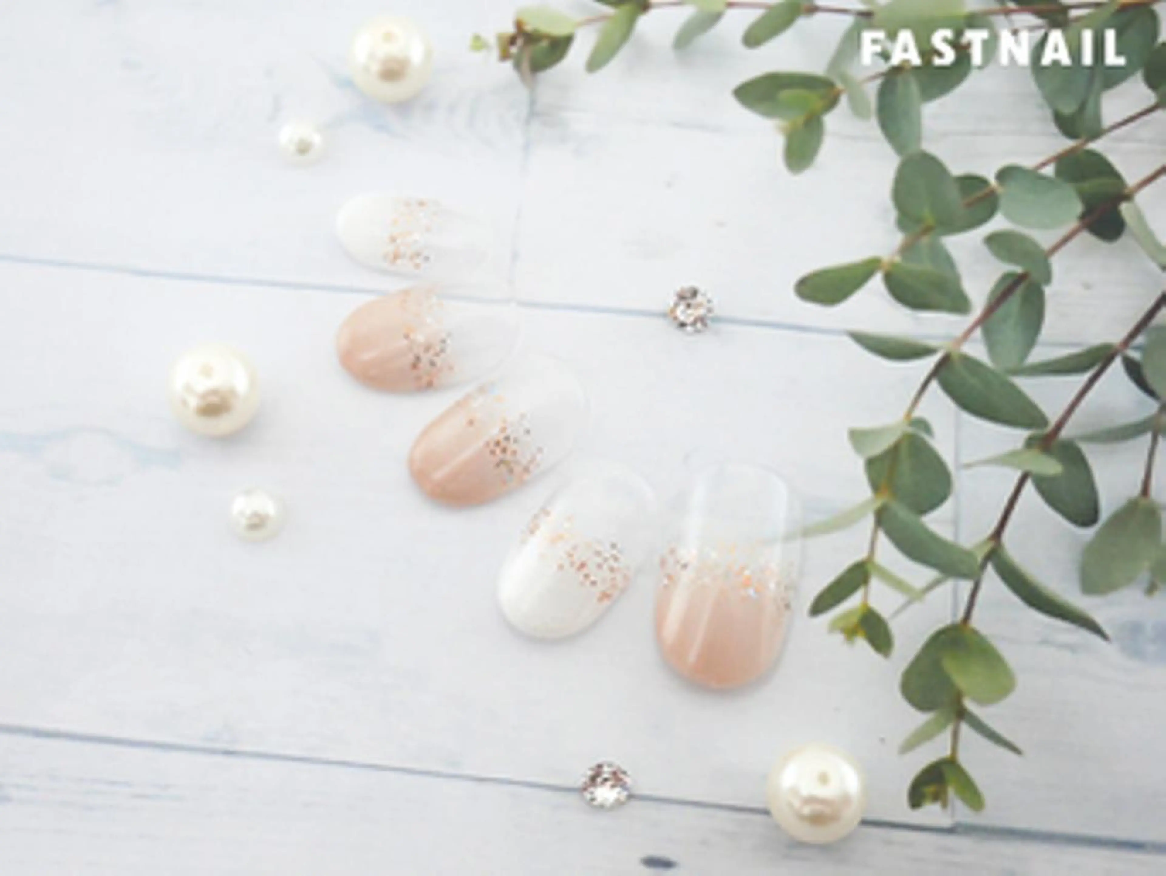 ネイル グラデーション オフィスネイル シンプルネイル FASTNAIL LOCO 昭島店のネイルデザイン