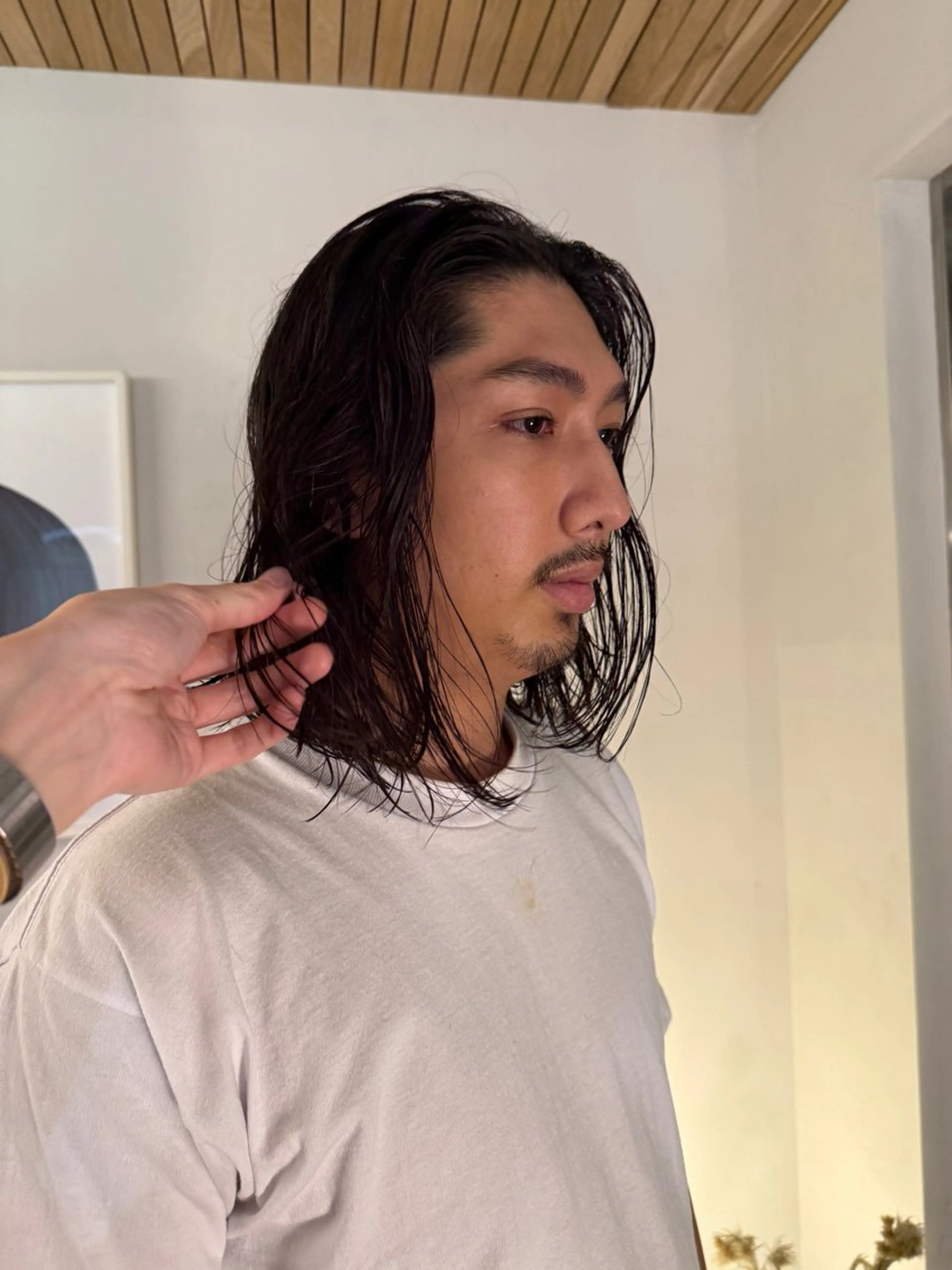 ショート メンズ カット パーマ casi所属・メンズパーマ／ボブ 星本広海のヘアスタイル