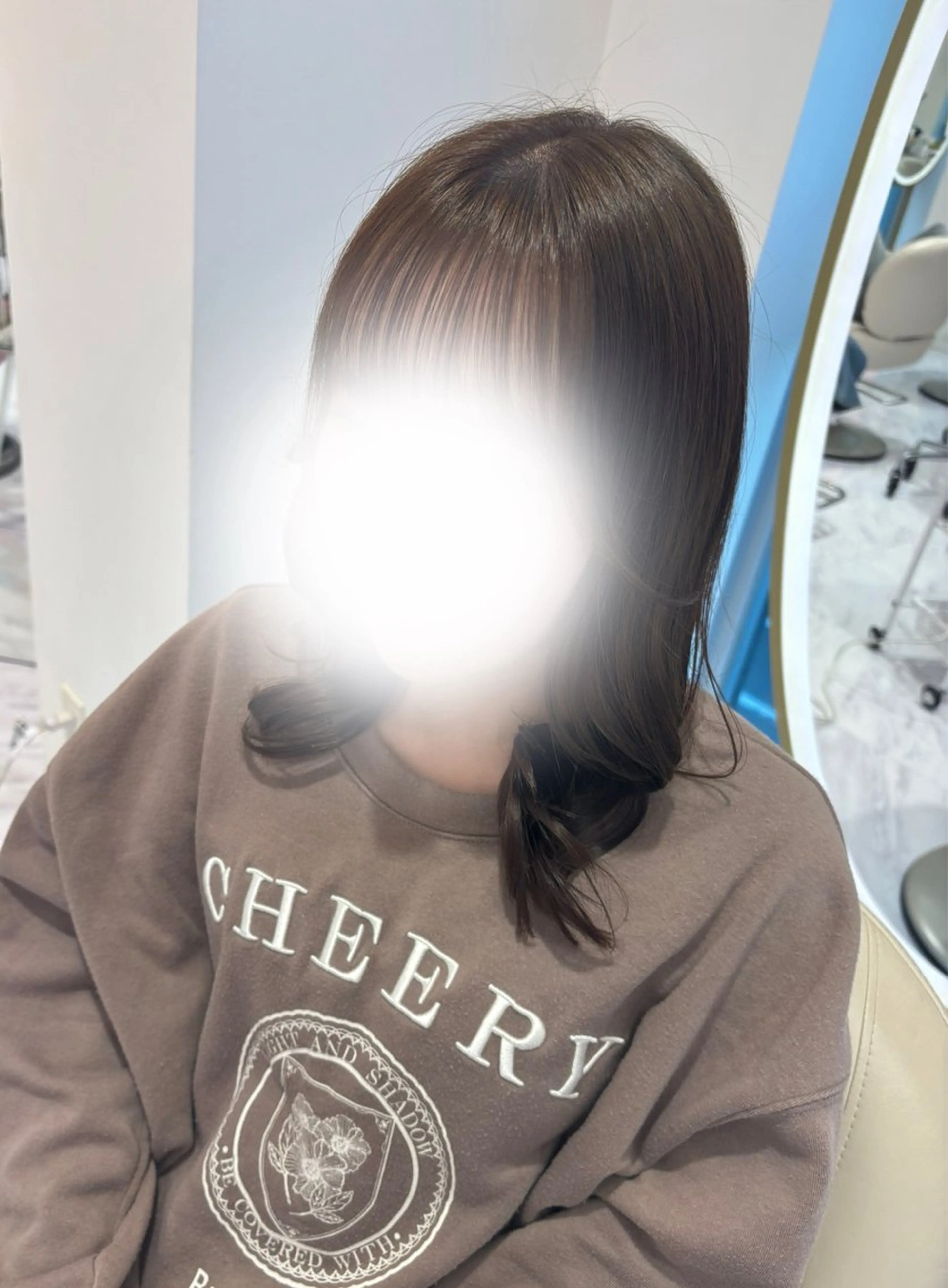 カラー ブリーチ ブラウンカラー ブリーチなしカラー AYU/ハイトーンカ ラー/ヘアアレンジのヘアスタイル