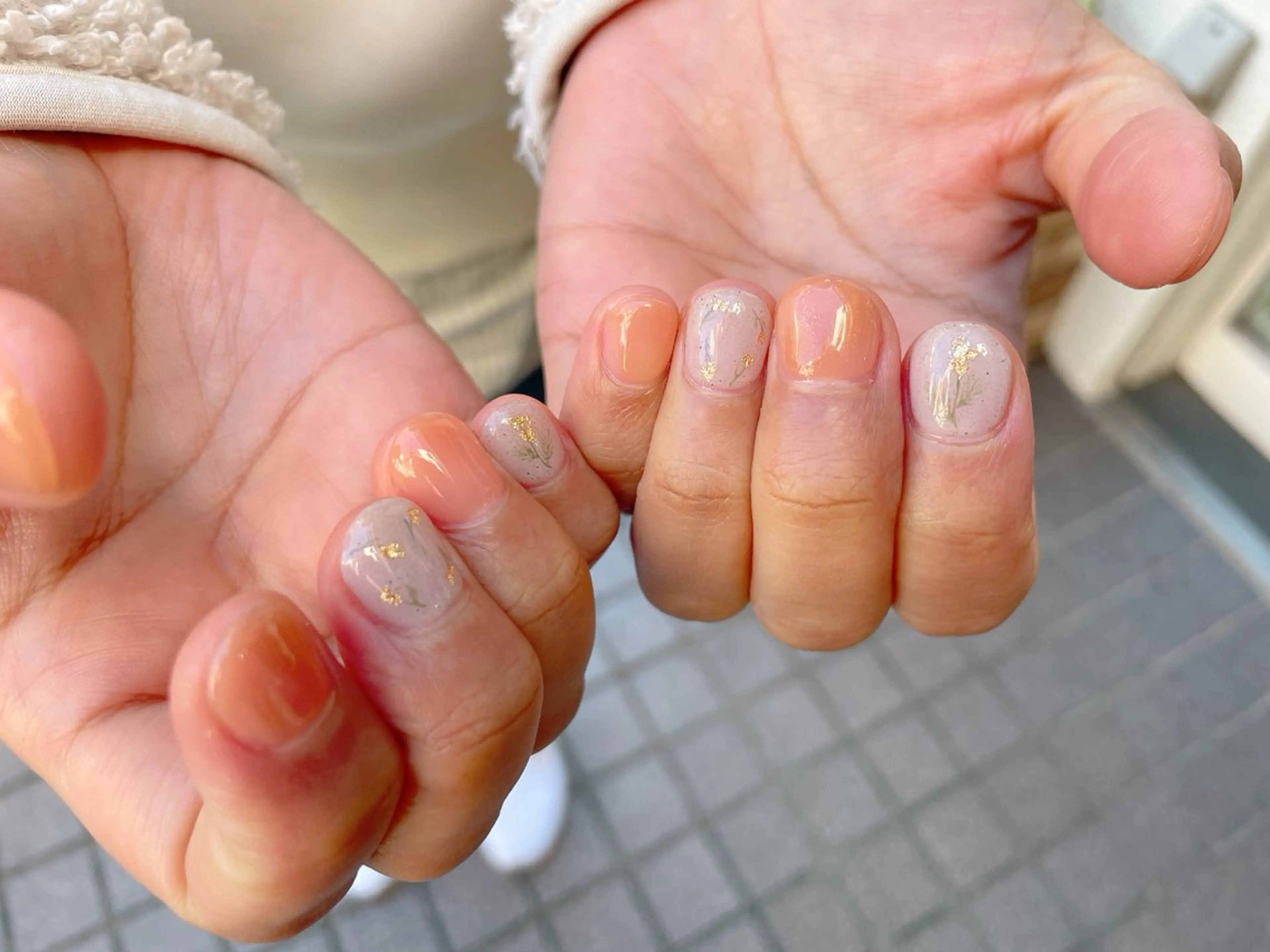 ネイル ジェルネイル ニュアンスネイル パラジェル 春ネイル nailroom  OHANA所属・nailroom OHANA🌴のネイルデザイン