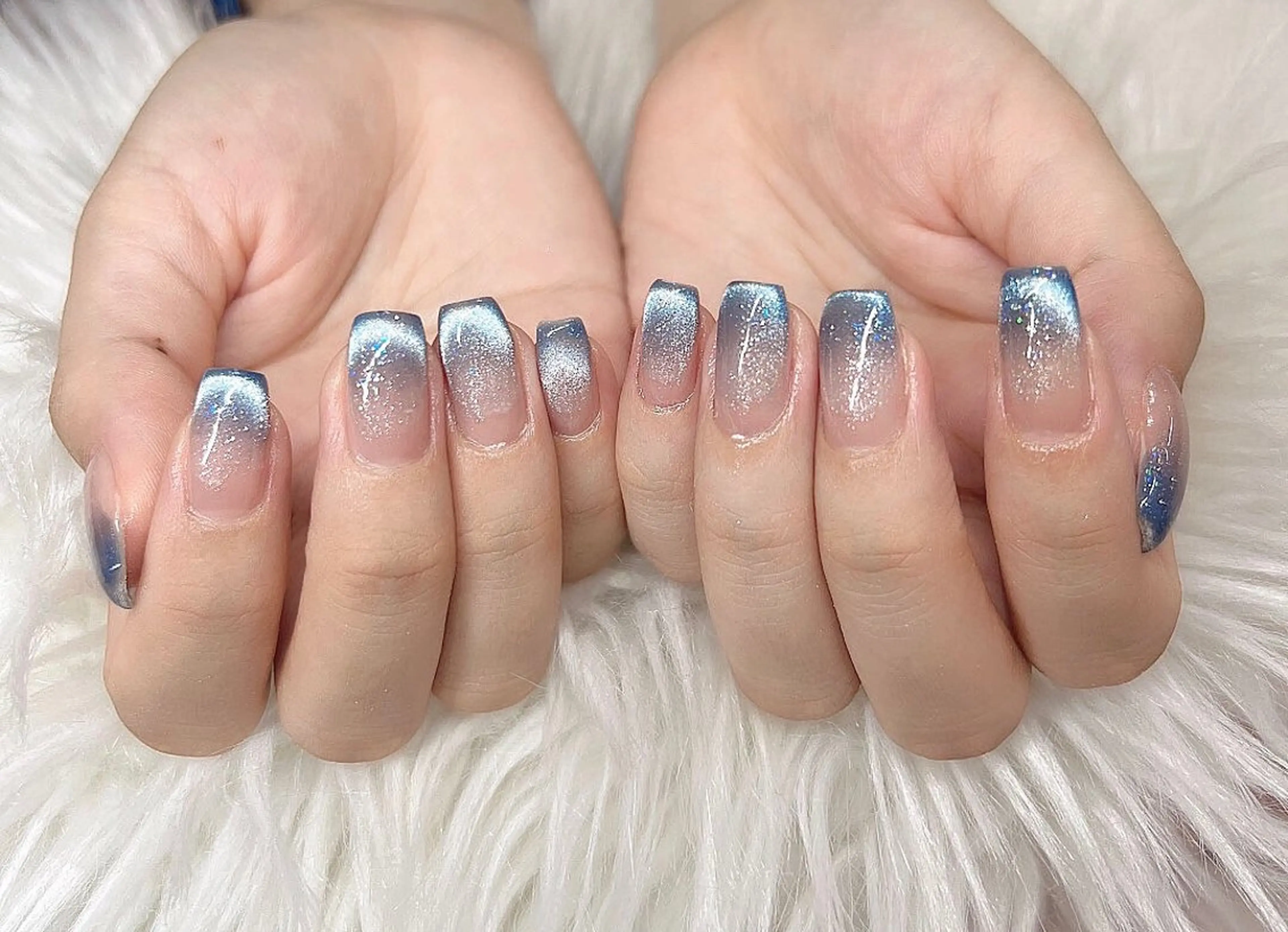 ネイル チークネイル 長さ出し フラッシュネイル フットネイル フレンチネイル ハンドネイル Niko nailサロンのネイルデザイン
