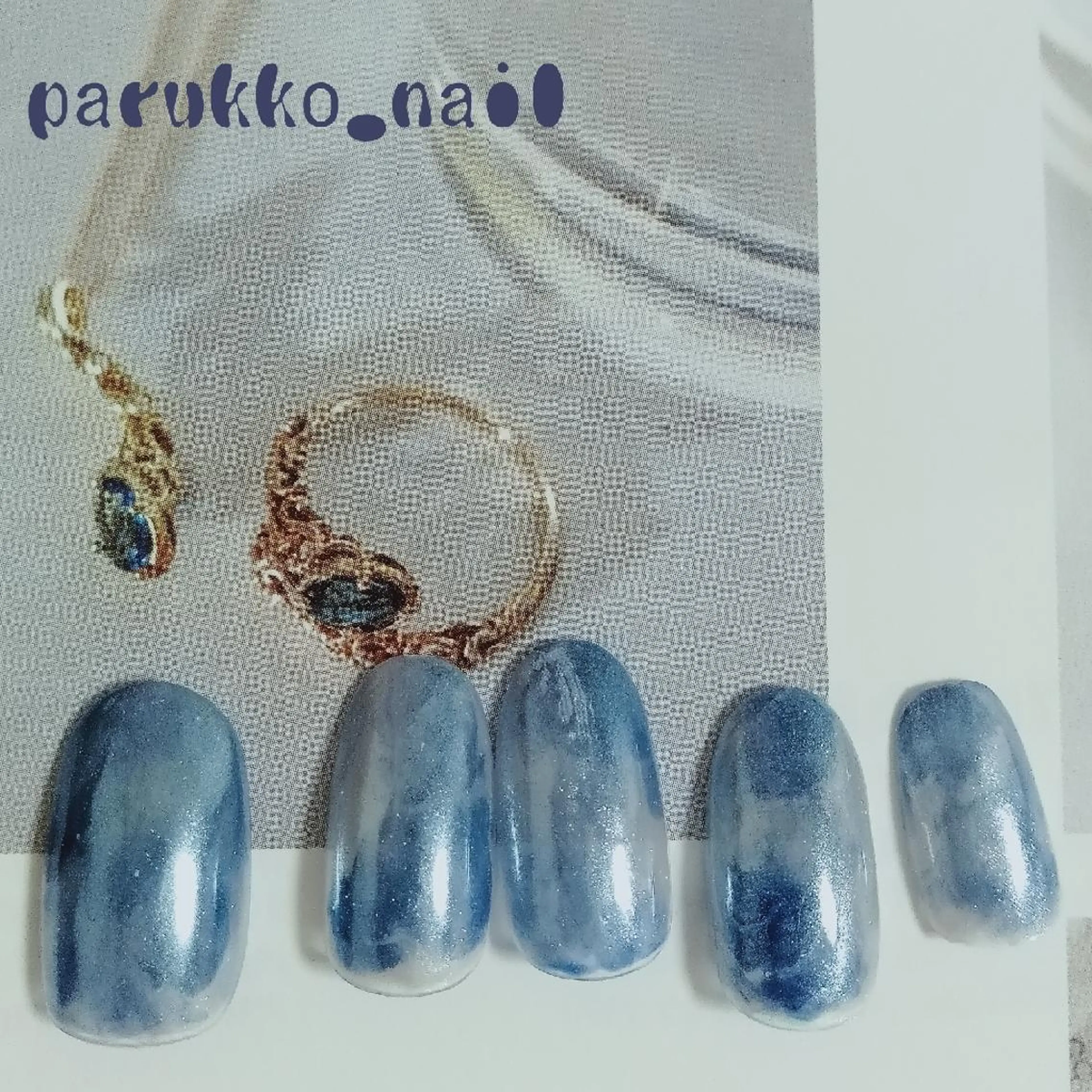 ネイル 爪工房ぱるっこ所属・川岡 香を里のネイルデザイン