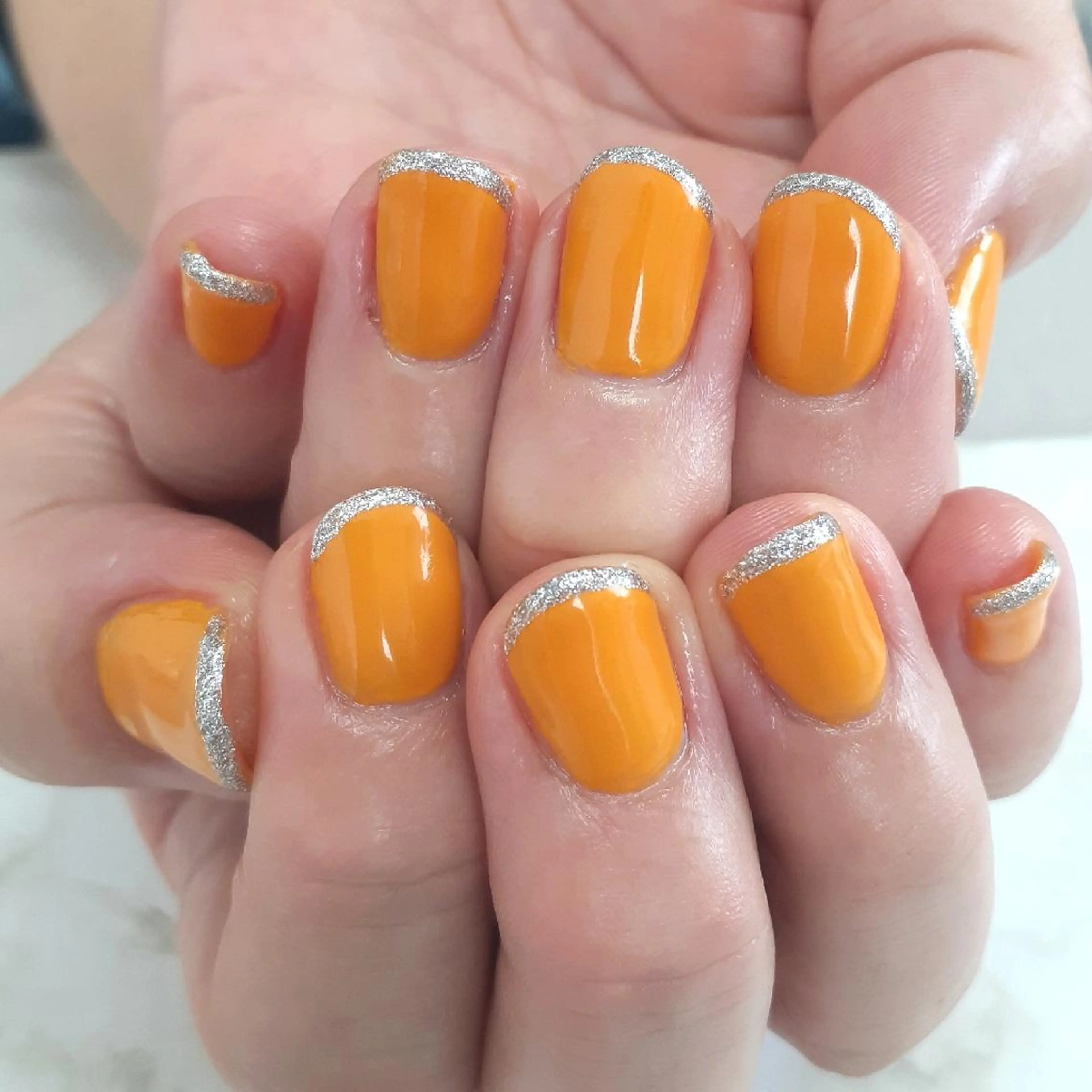 ネイル ラメ(グリッター) ワンカラーネイル ハンドネイル 池元 真由美のネイルデザイン