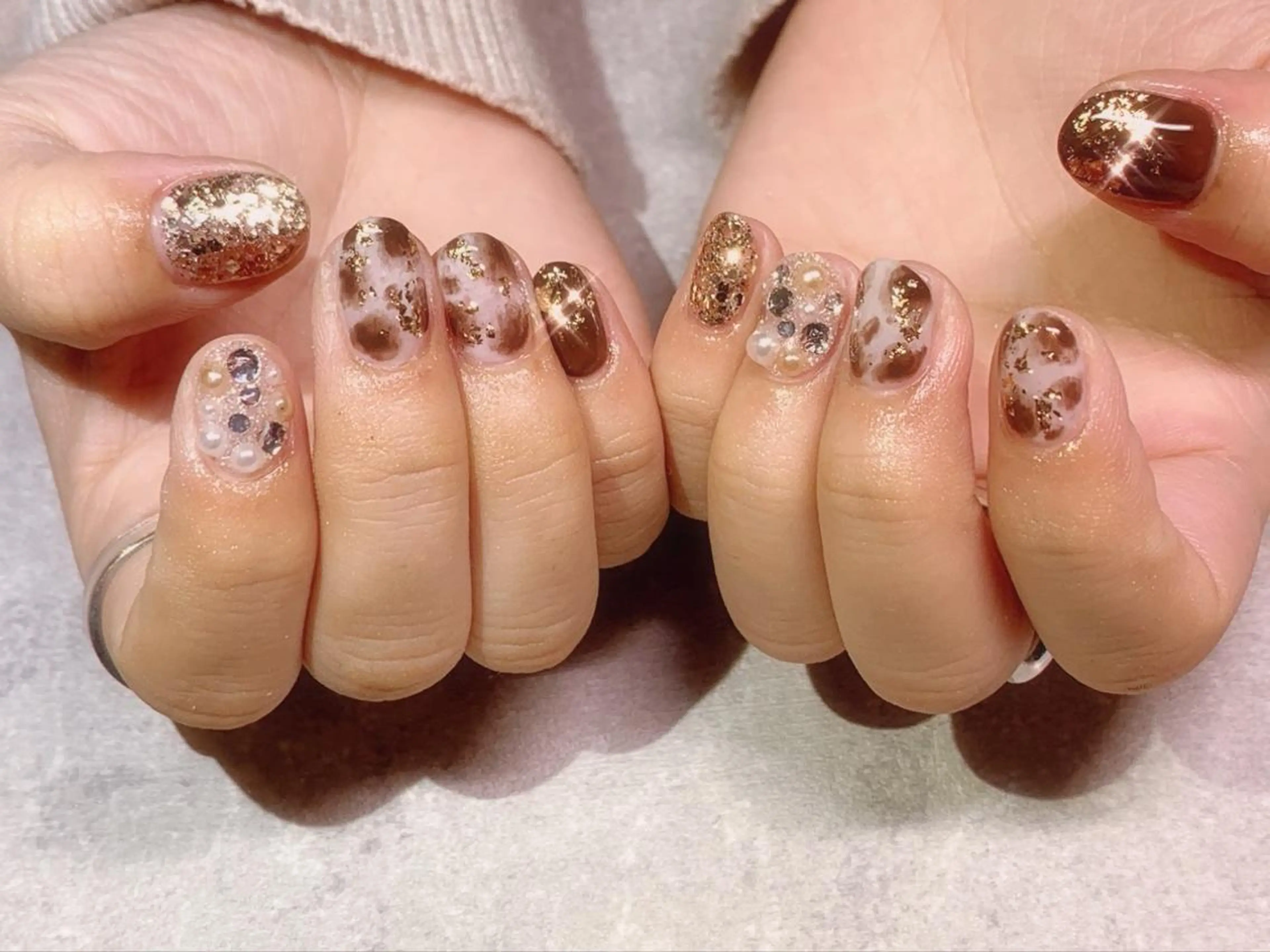 ネイル キラキラネイル GULLIG söt GULLIGのネイルデザイン