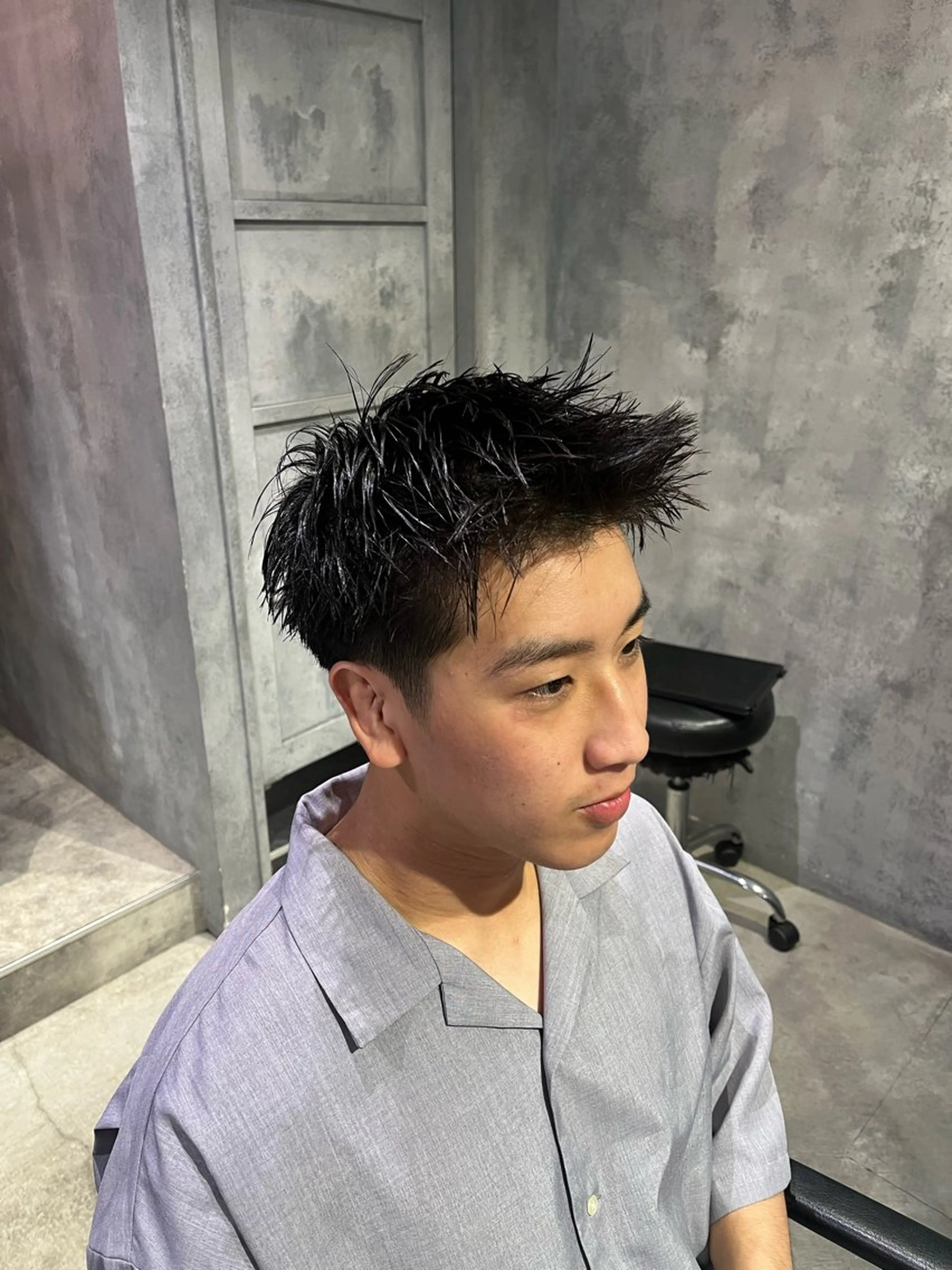 ショート メンズ カット 🔥特殊パーマ🔥 歩夢のヘアスタイル