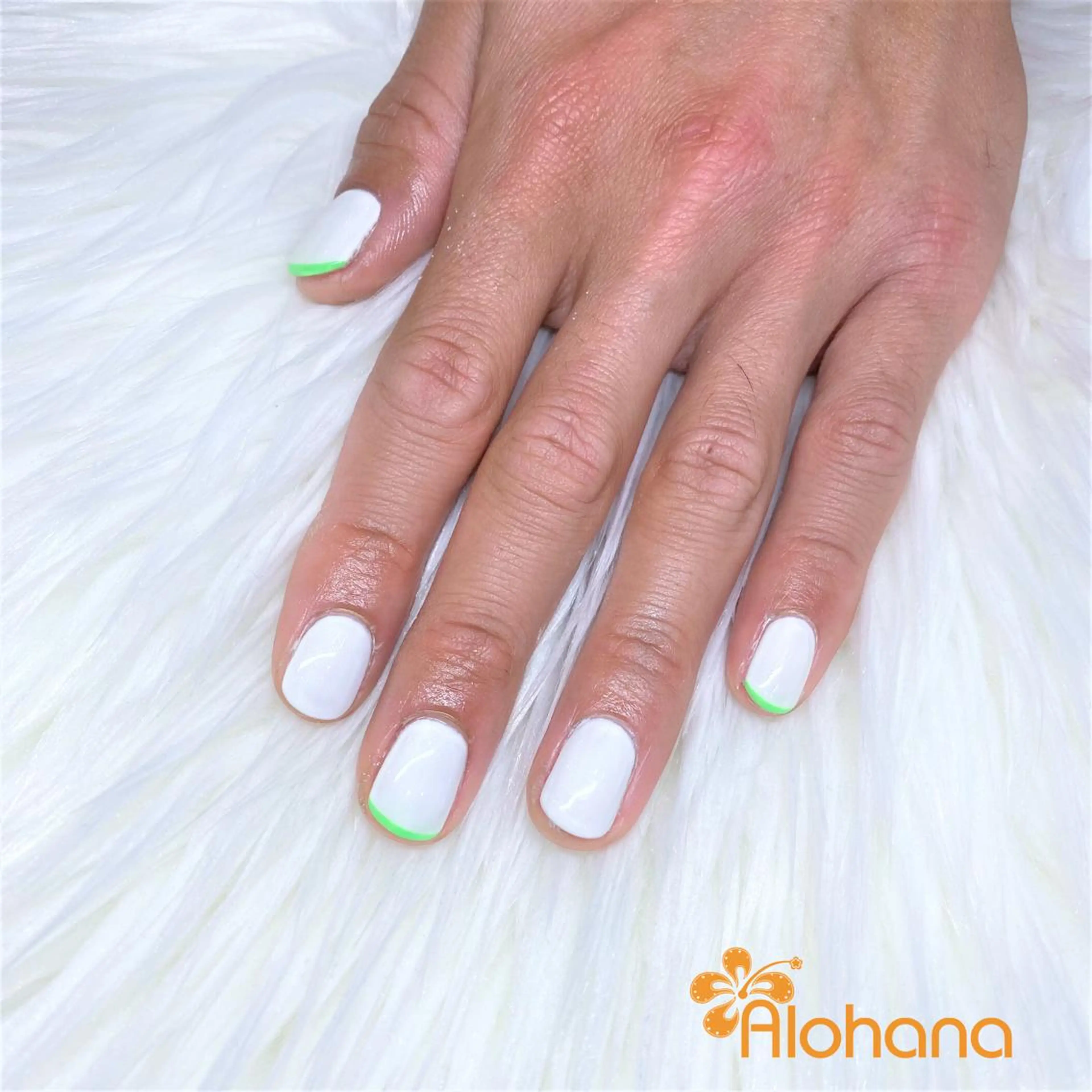 メンズ ネイル フレンチネイル Alohana所属・Alohana Minaのネイルデザイン