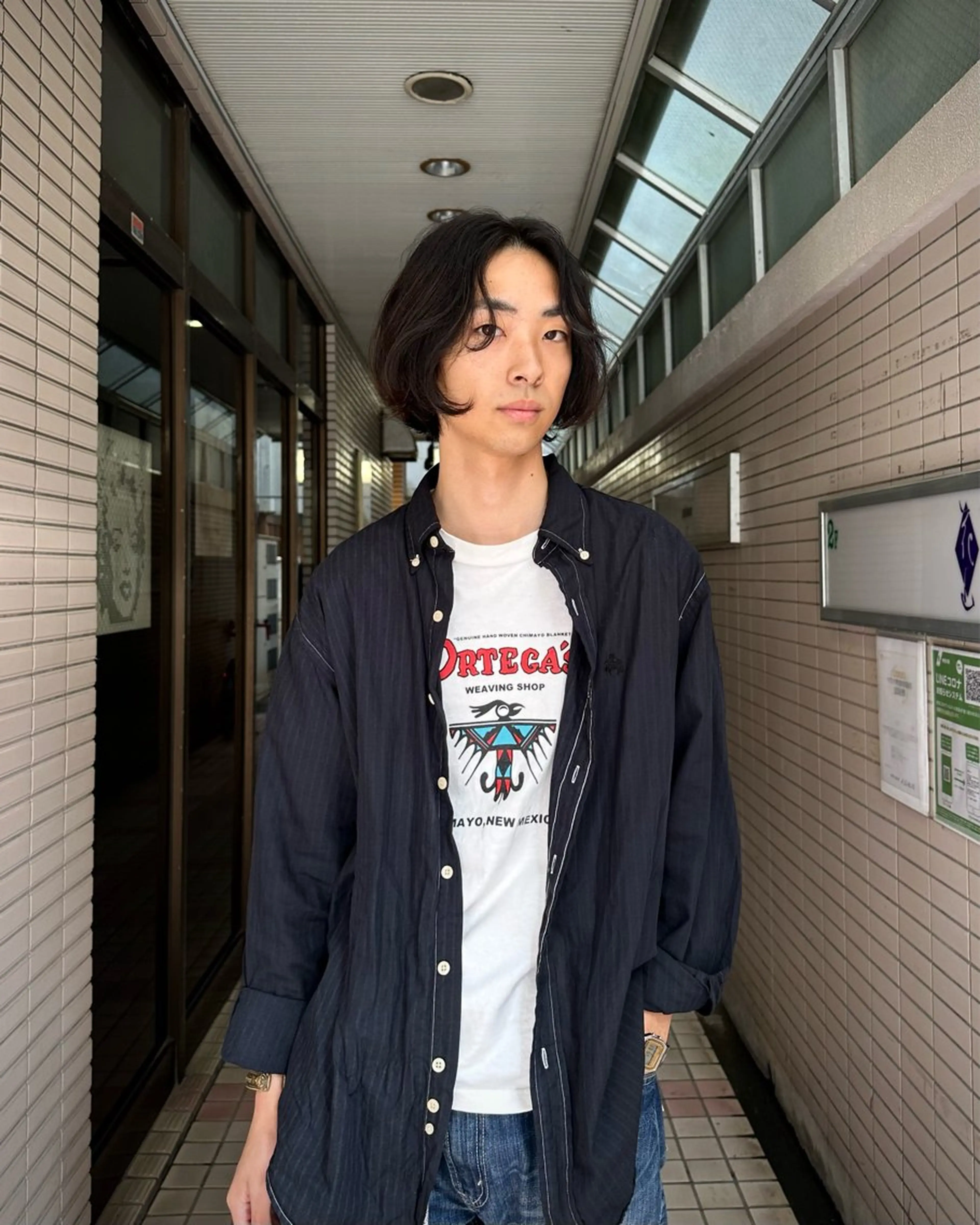 メンズ カット 栢原 達也のヘアスタイル
