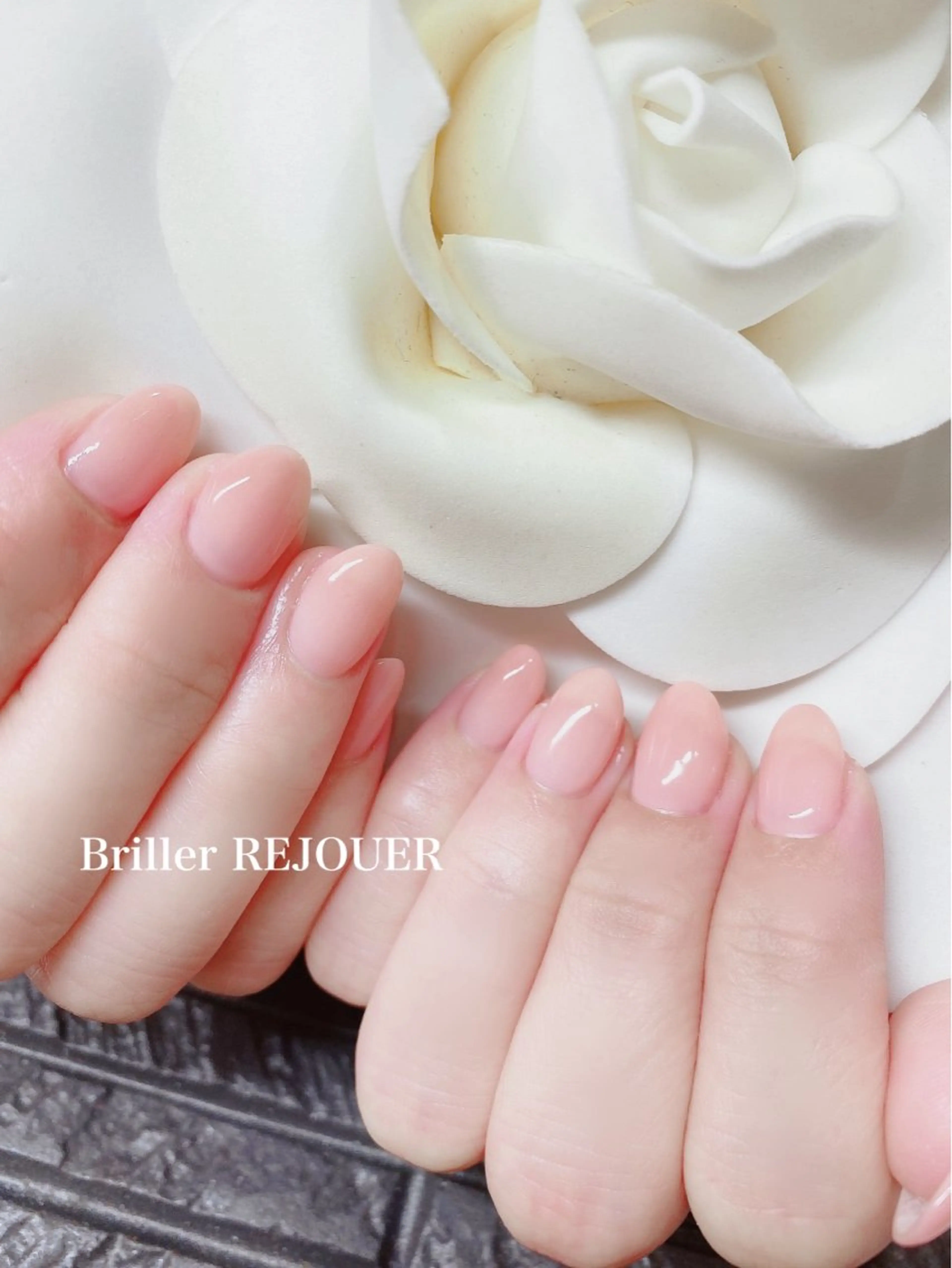 ネイル ジェルネイル ワンカラーネイル ハンドネイル ネイルサロン&ネイルスクール Briller-REJOUER 【ブリエ・レジュール】所属・Briller Rieのネイルデザイン