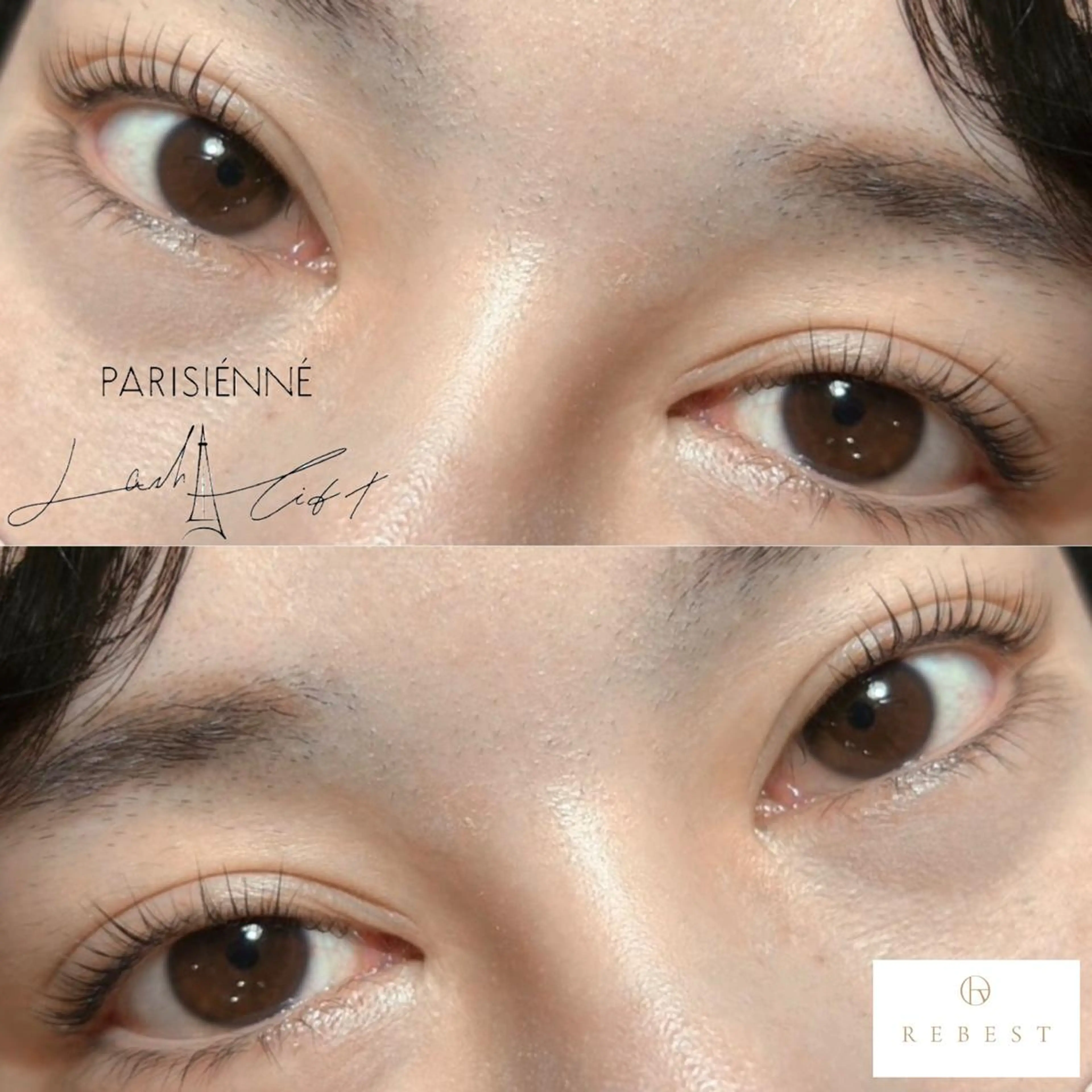 マツエク・マツパ パリジェンヌラッシュリフト マツパ 心斎橋REBEST HINATA🍒のマツエク・マツパデザイン