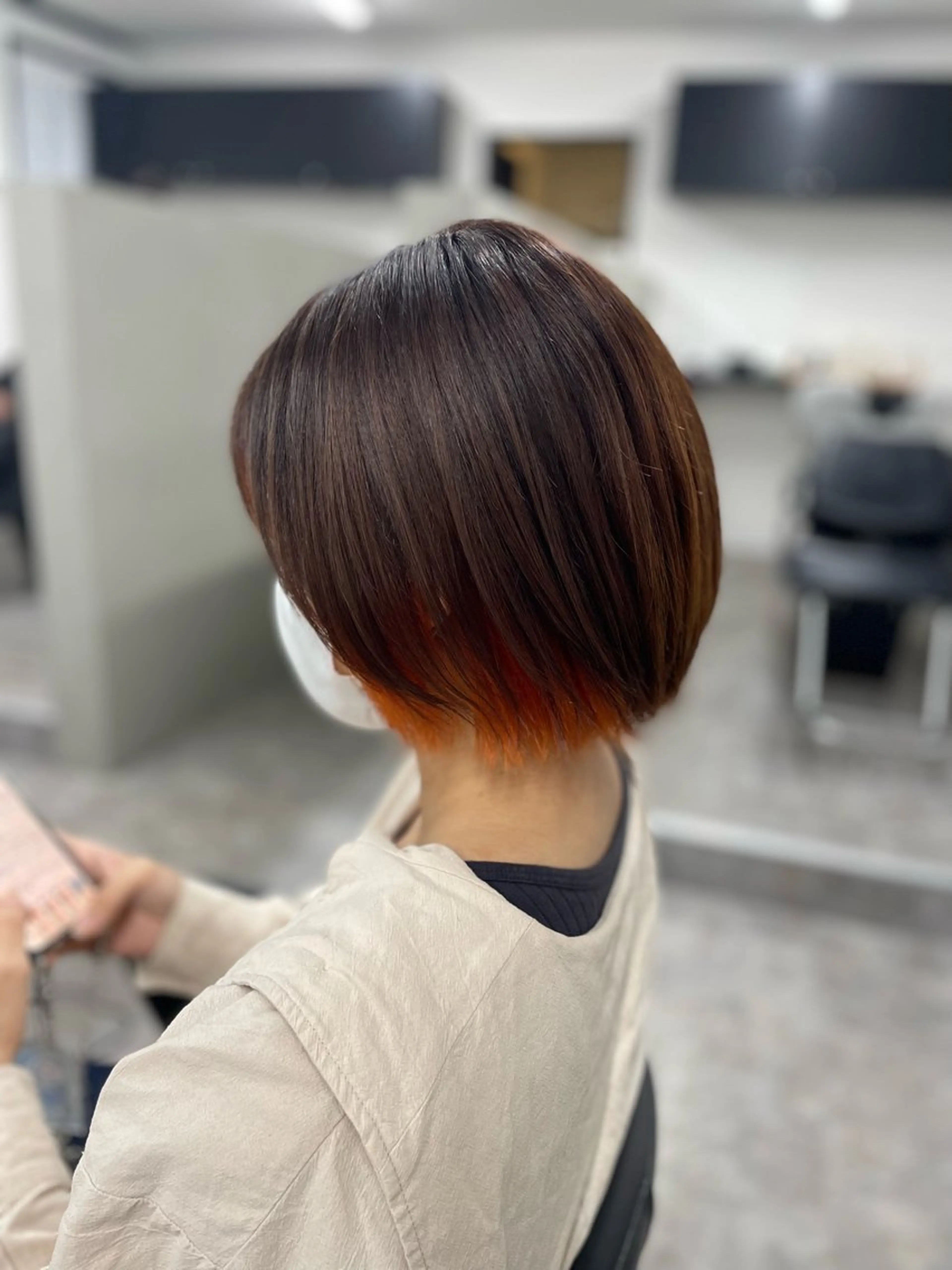 ショート カラー オレンジ LOBY浦添店所属・LOBY浦添店 NABEのその他イメージ