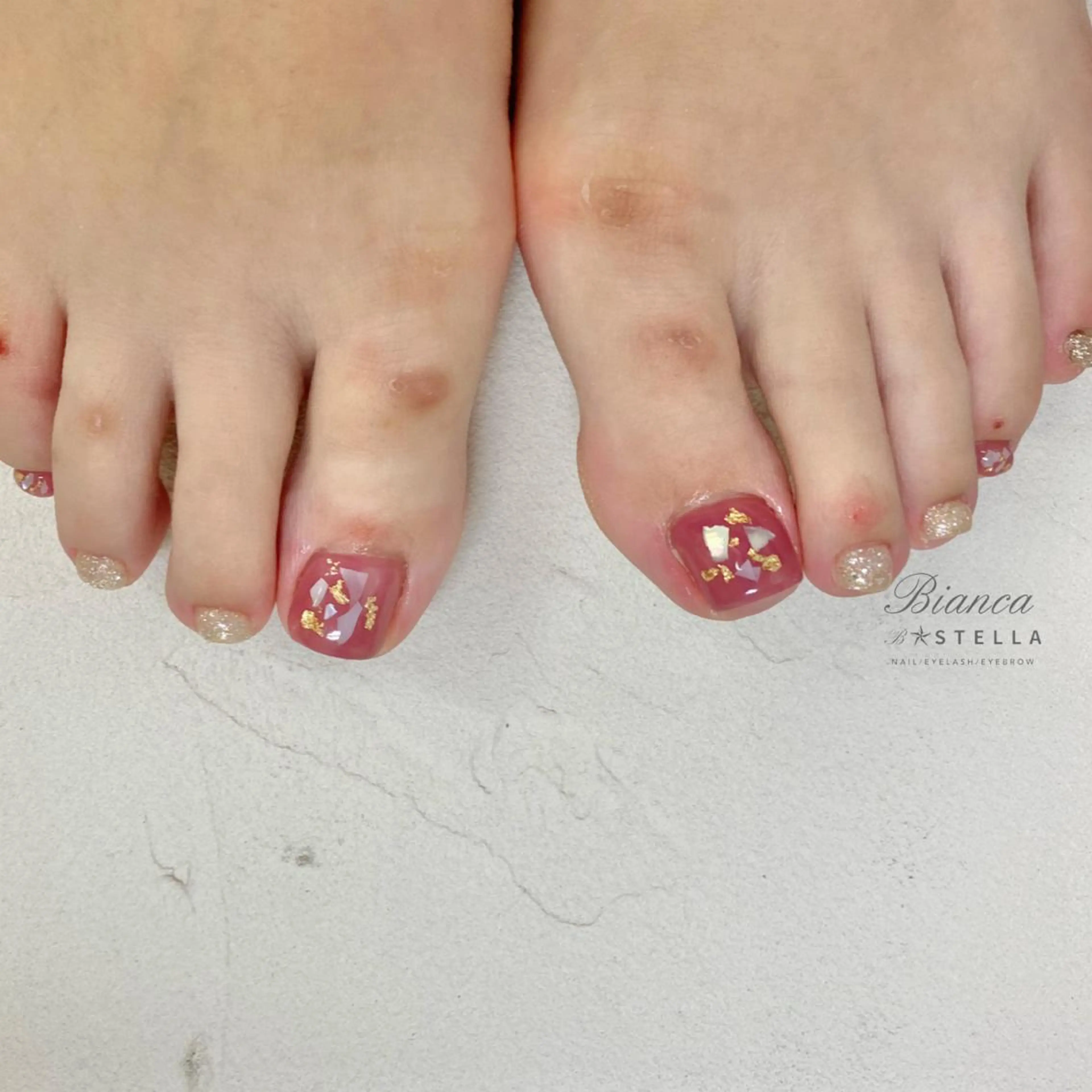 ネイル フットネイル Mojyam nail所属・松本 実咲のネイルデザイン