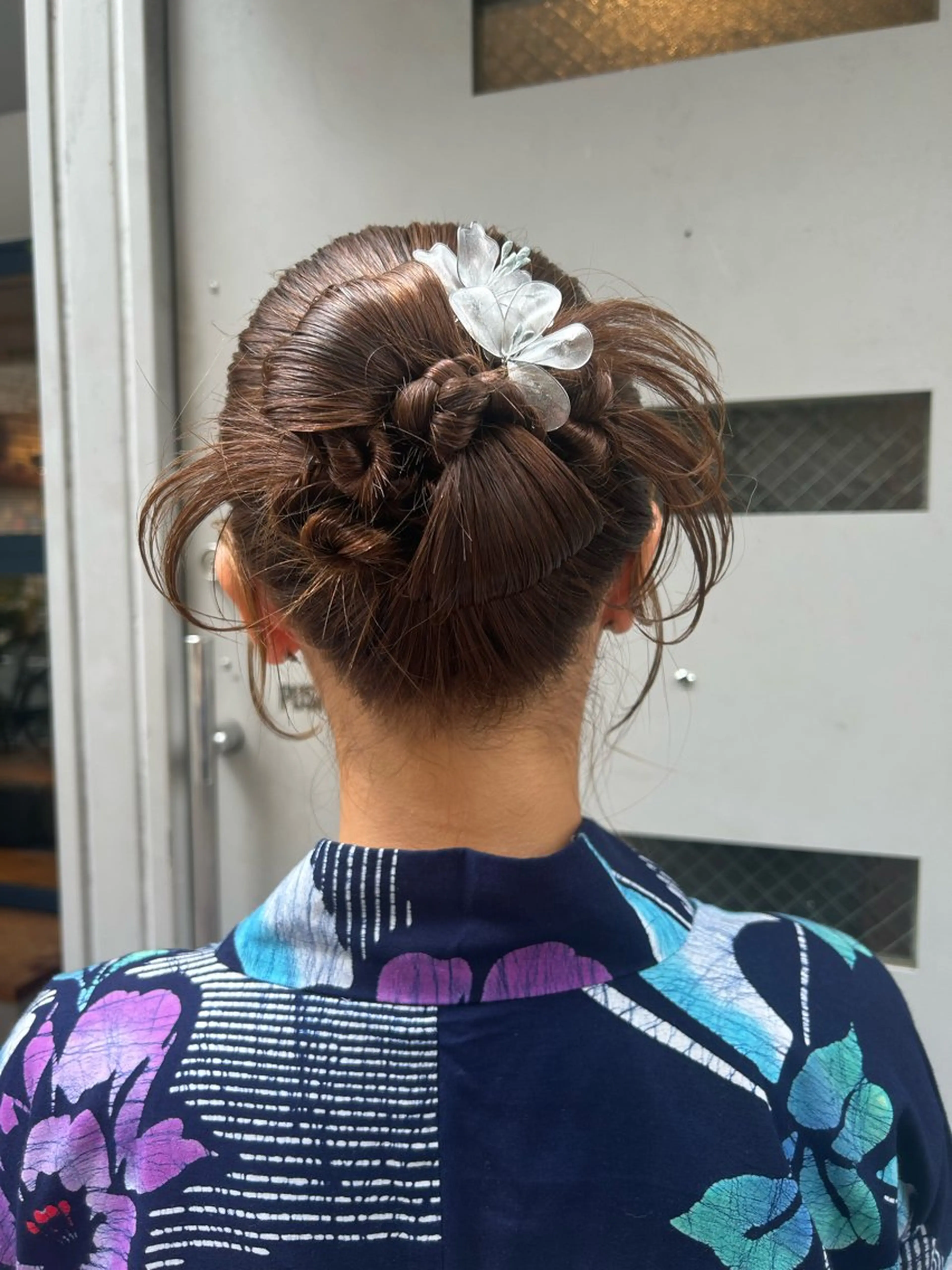 ロング ヘアセット レイヤーパーマ/ 顔周りカット🎀メイのヘアスタイル