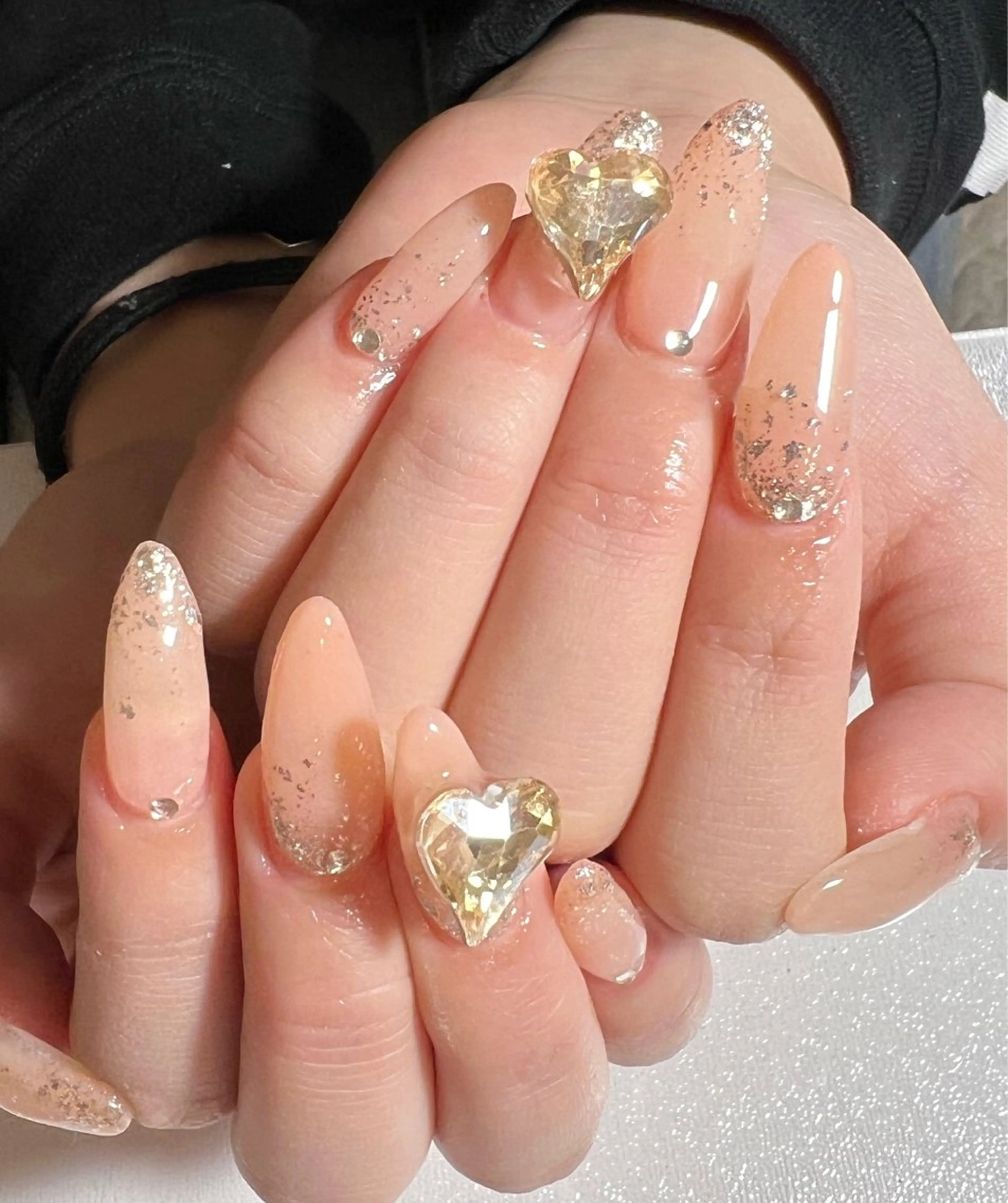 ネイル ハート ハンドネイル private salon mieのネイルデザイン