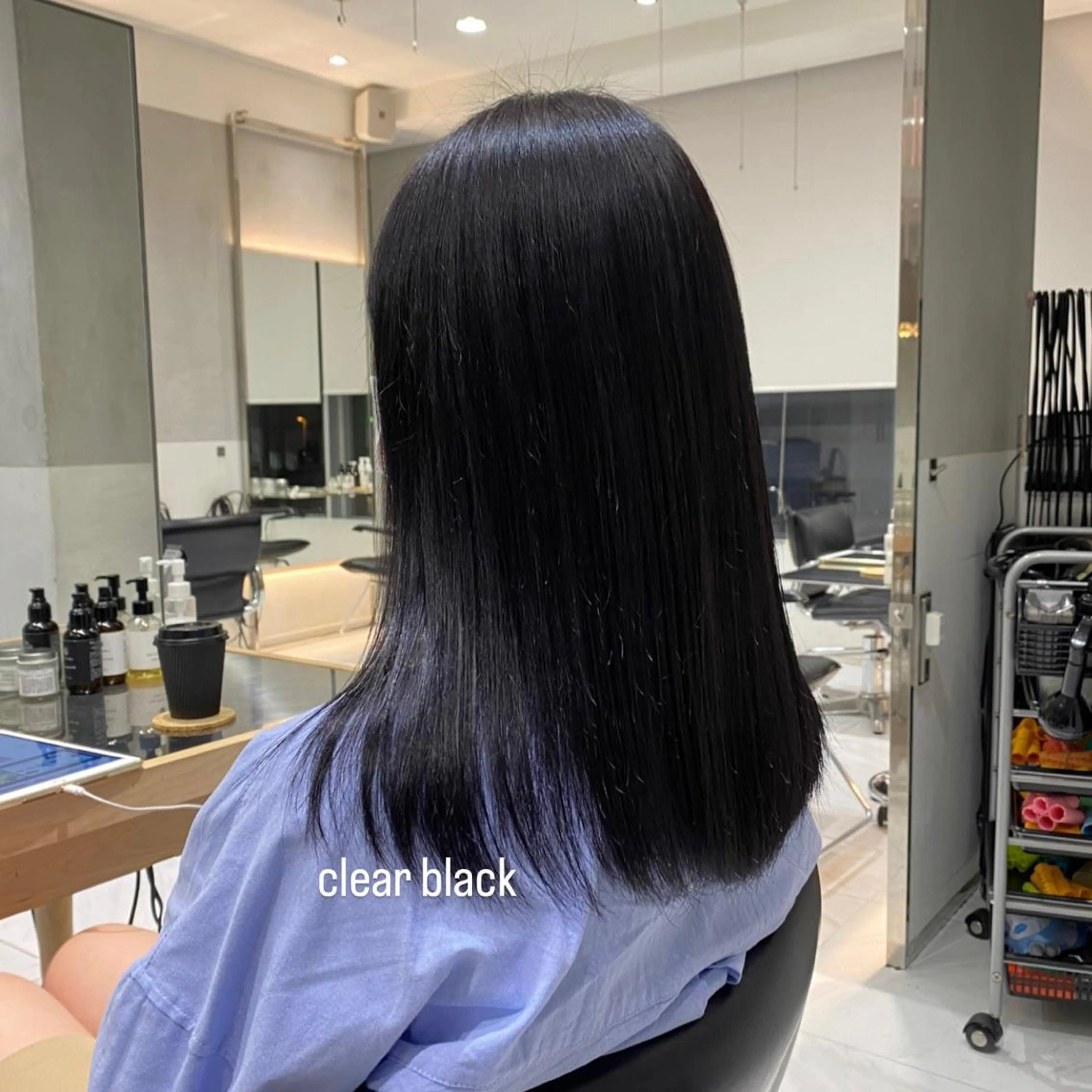 セミロング カラー ヘアカラー トリートメント 艶感/ナチュラル 🌿マアヤのヘアスタイル
