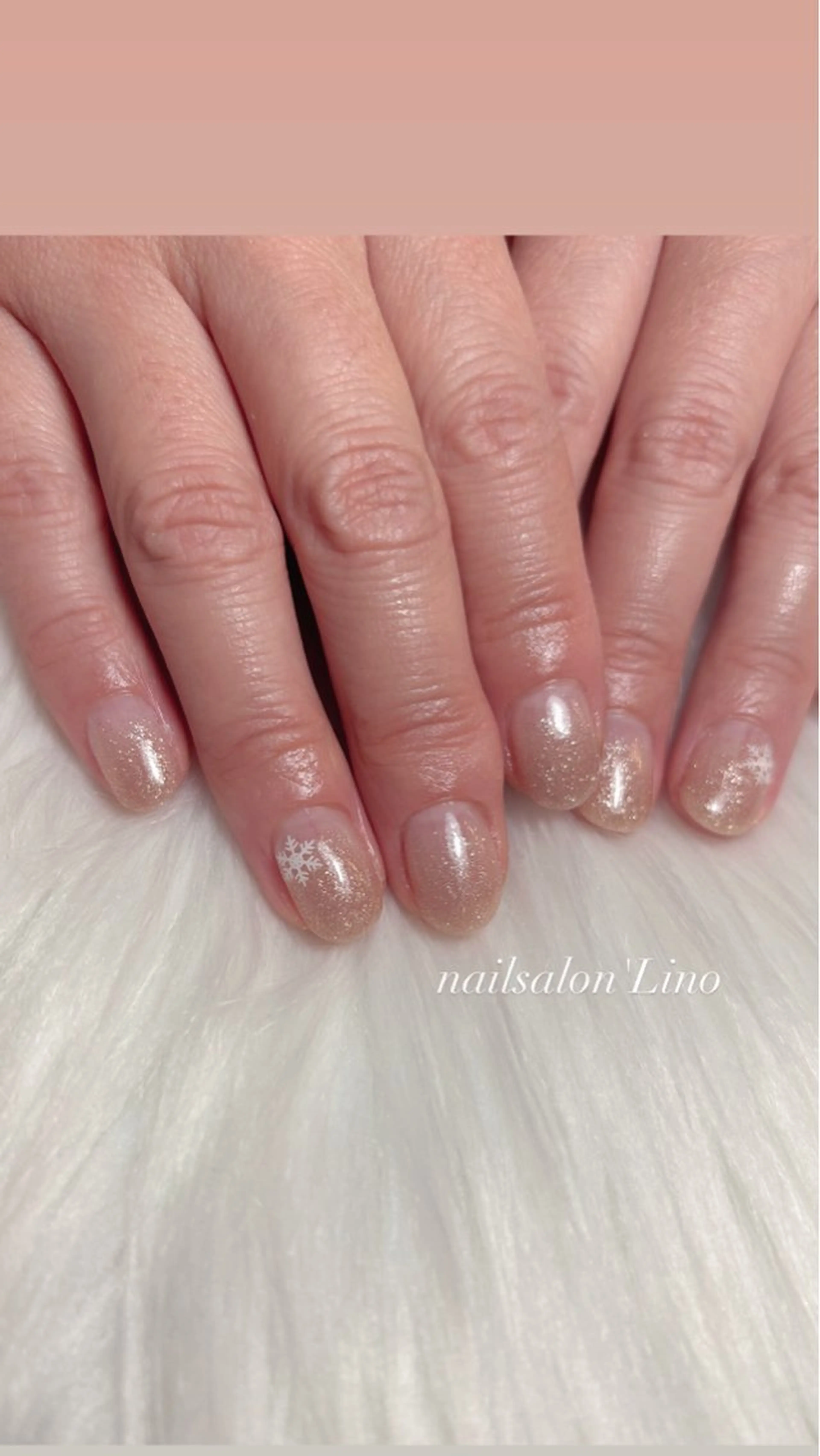 ネイル ラメ(グリッター) ラメグラデーション ハンドネイル Lino𓂃⟡.· Chizuruのネイルデザイン