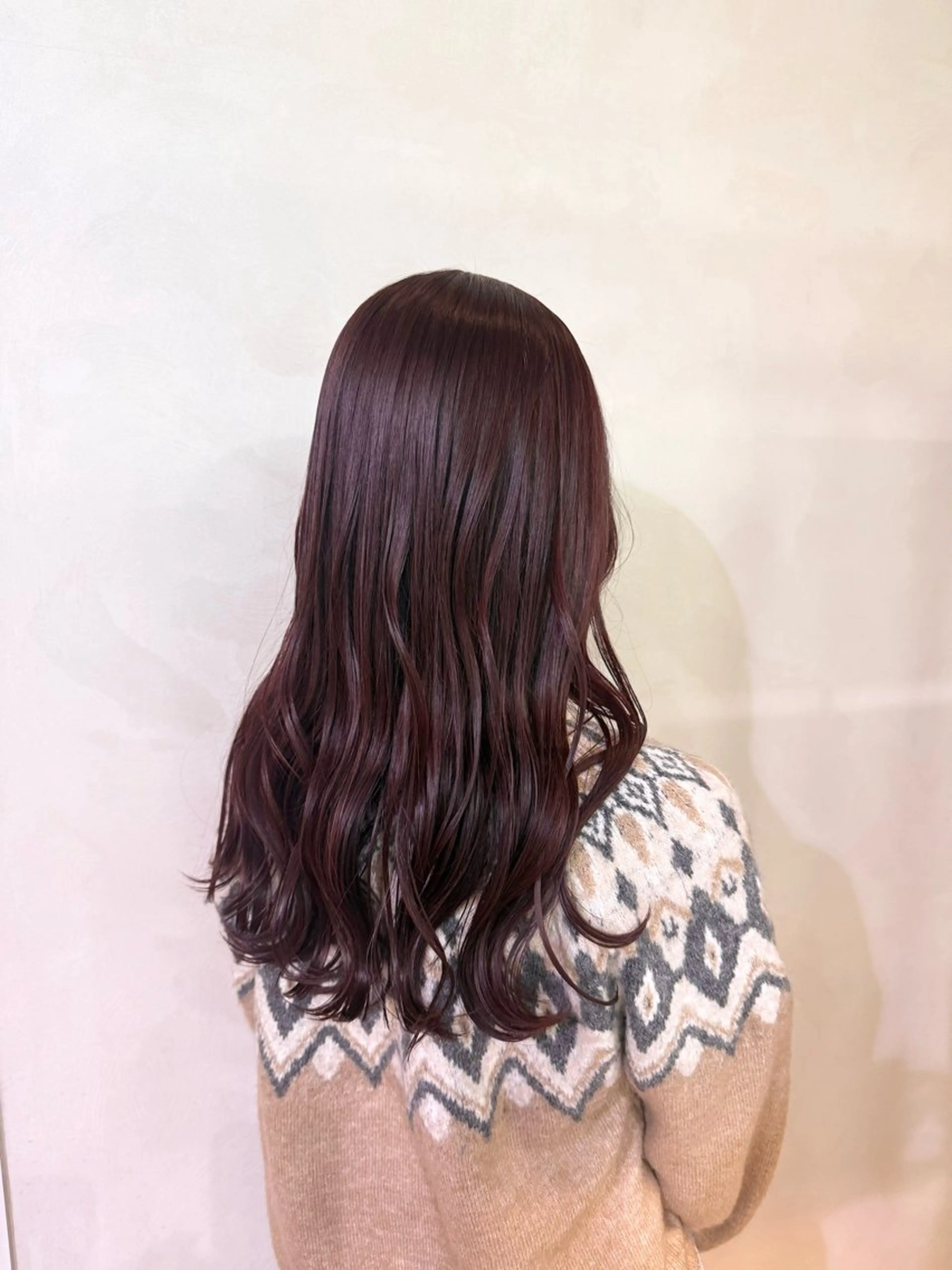 カラー ラベンダーカラー ラベンダーピンク ピンクカラー 都築 明日香のヘアスタイル