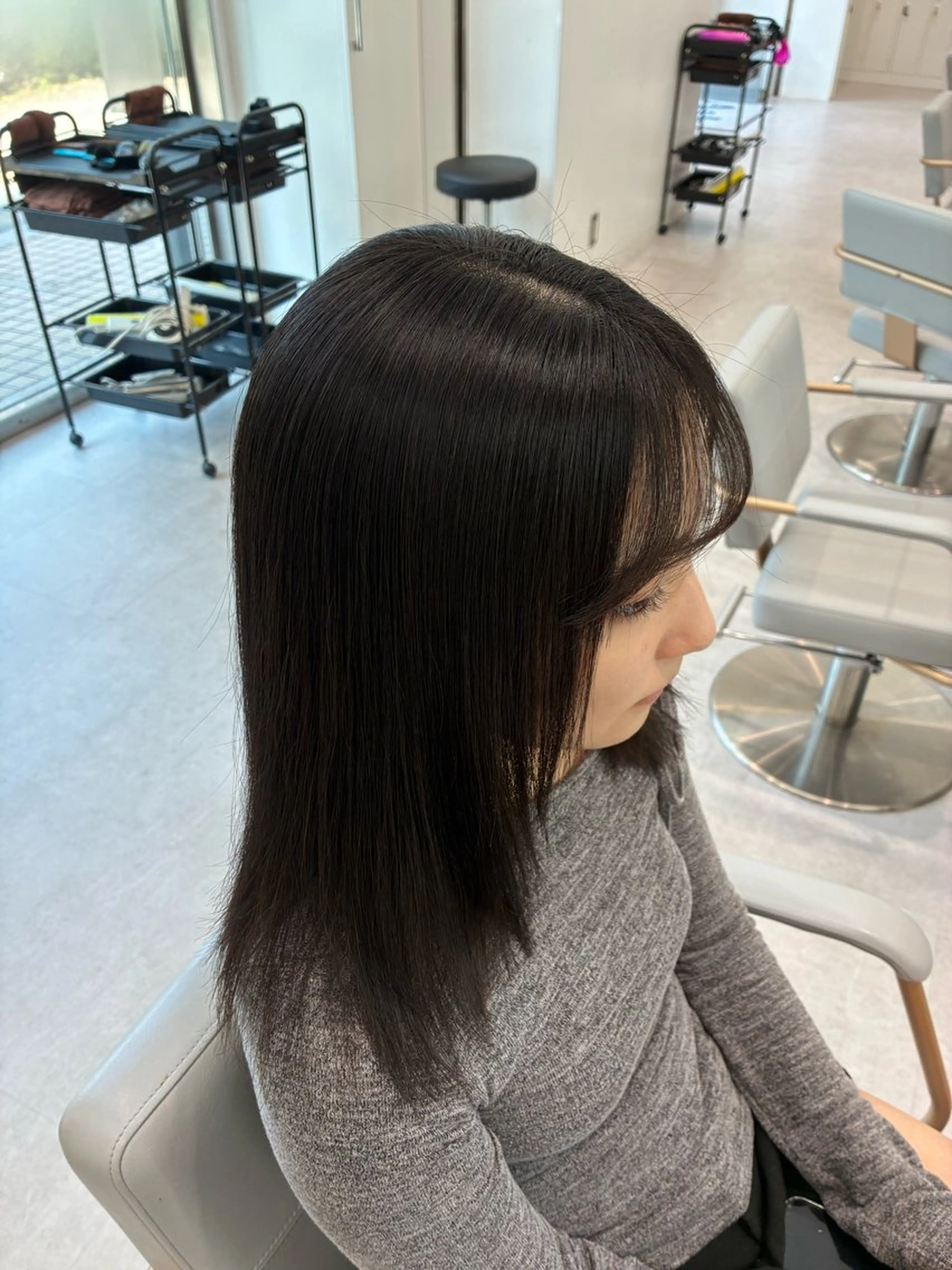 ロング パーマ 縮毛矯正 hinome モデル募集中🎀のヘアスタイル