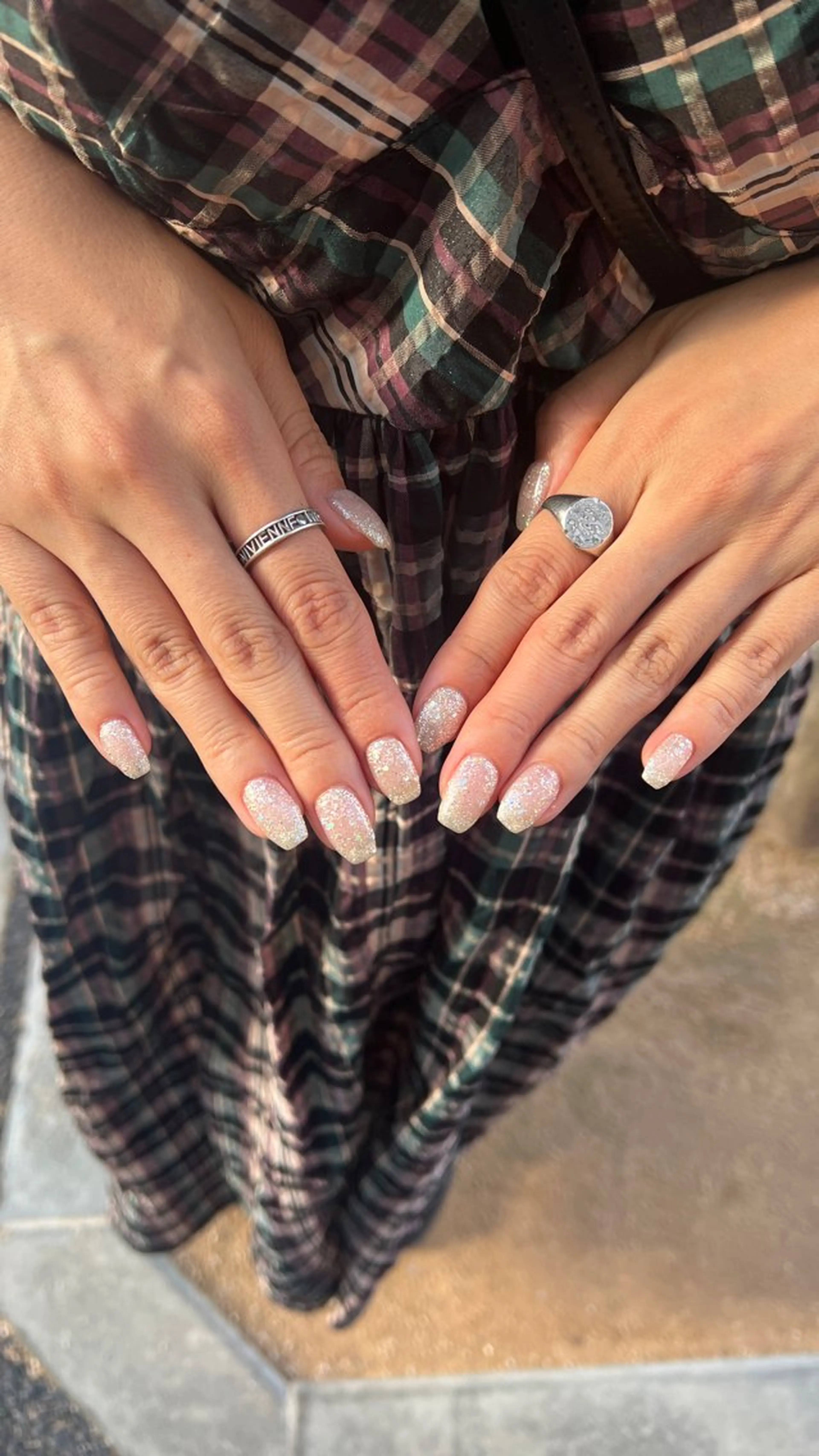 ネイル ラメ(グリッター) ラメグラデーション ワンカラーネイル LeaLea nails.のネイルデザイン