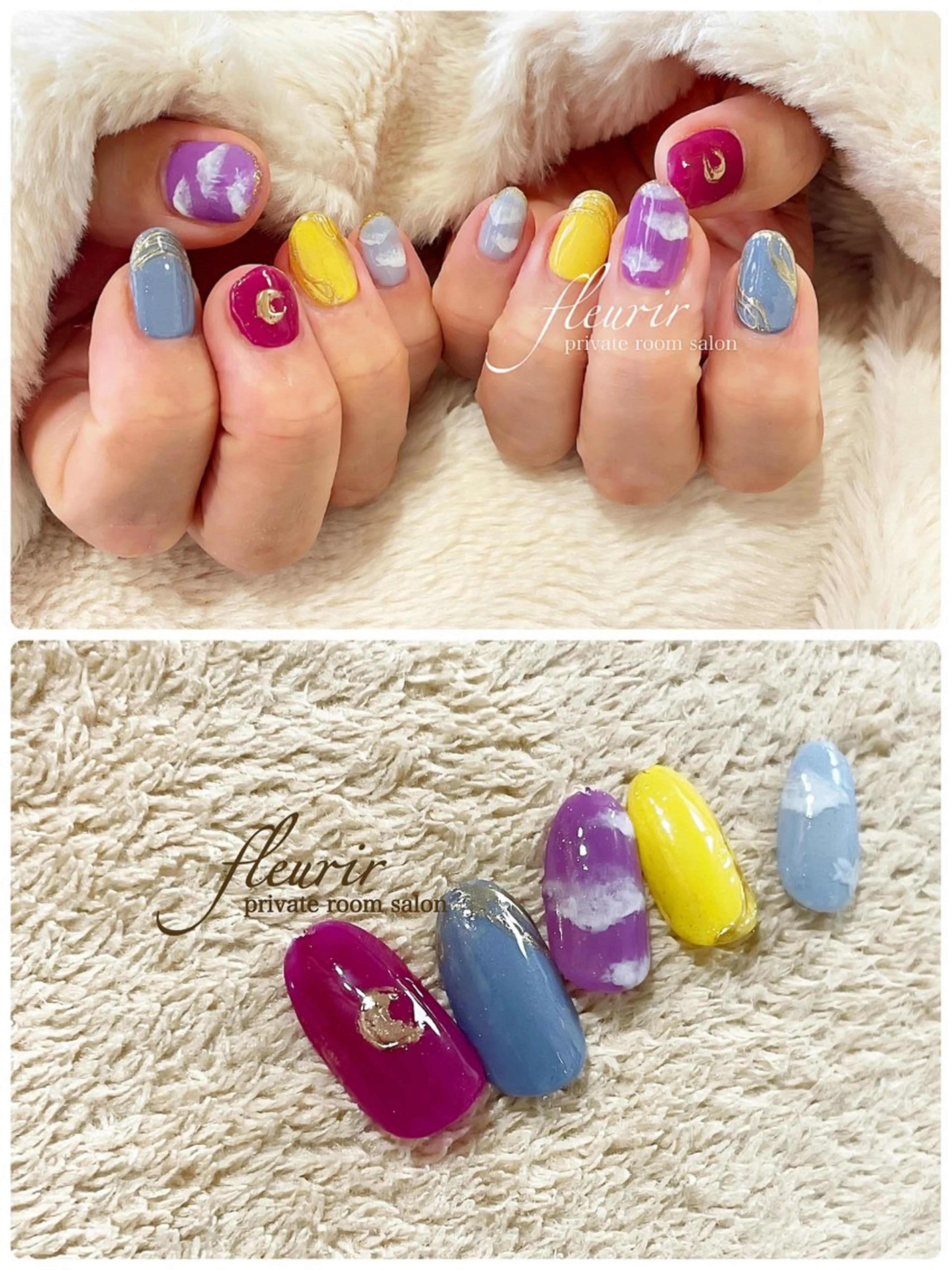 ネイル フルリール 【プライベートサロンのネイルデザイン