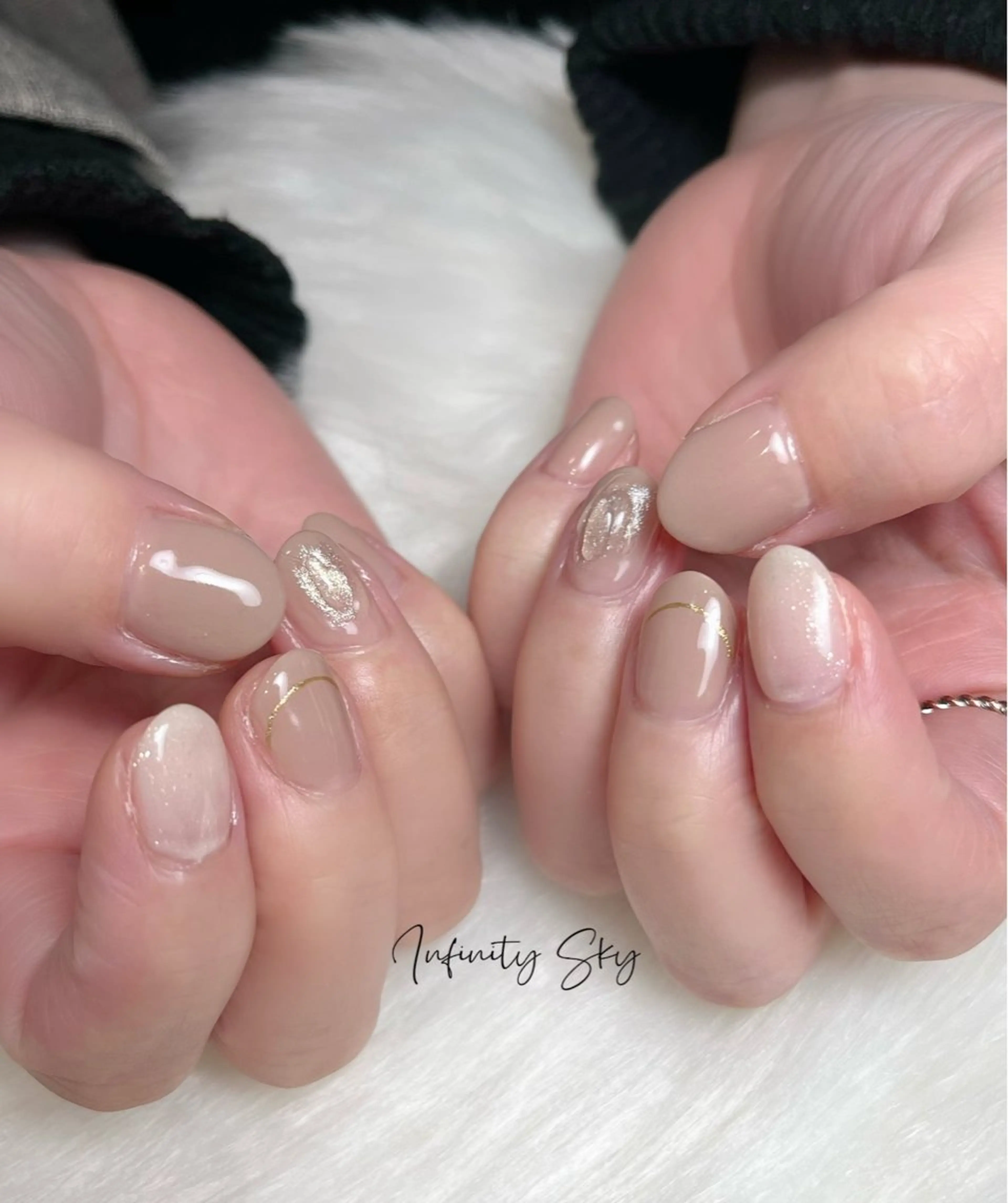 ネイル infinity skyのネイルデザイン