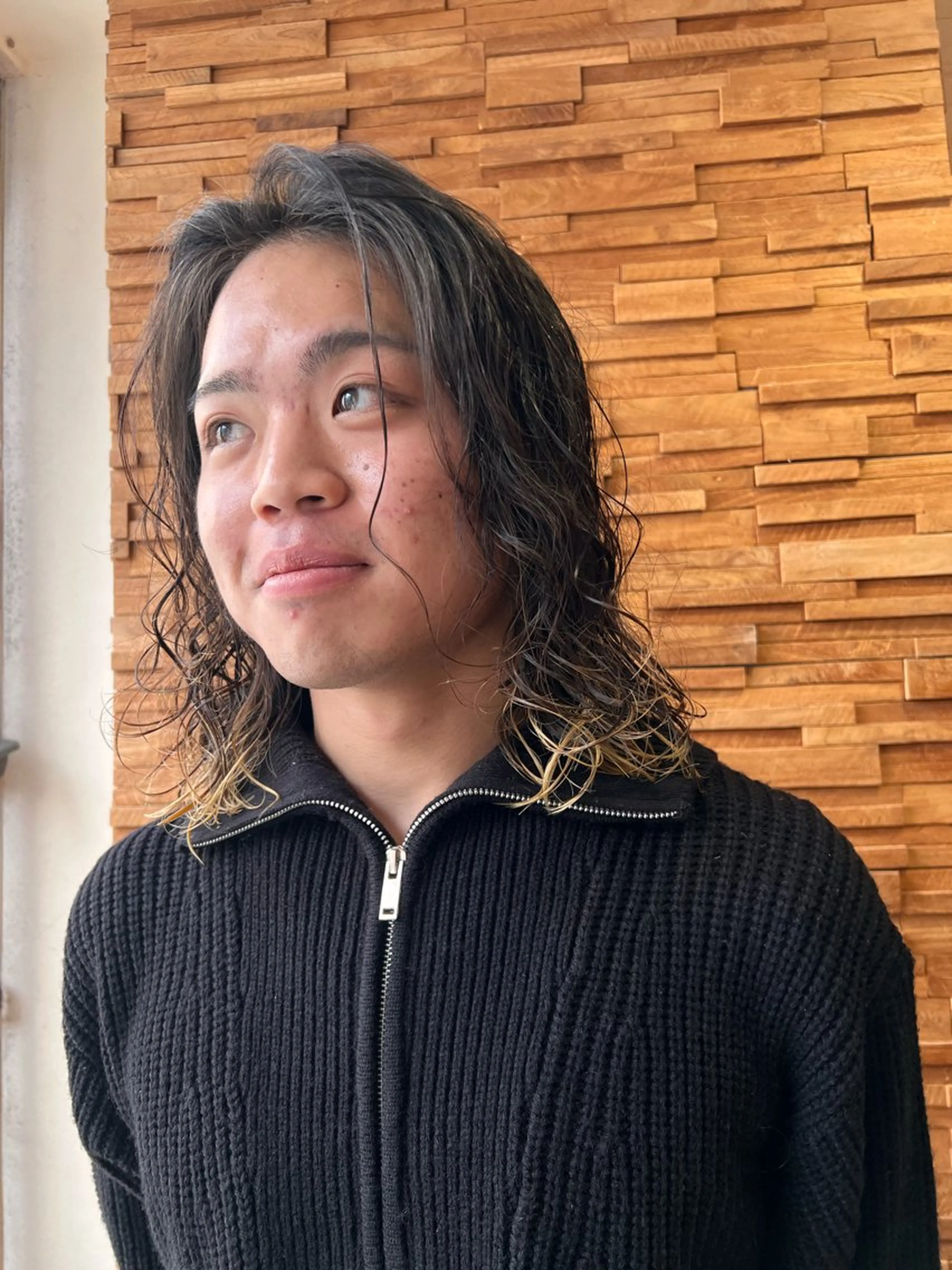 パーマ メンズ カット パーマ little  porto所属・透明感・艶感 小坂隼斗のヘアスタイル