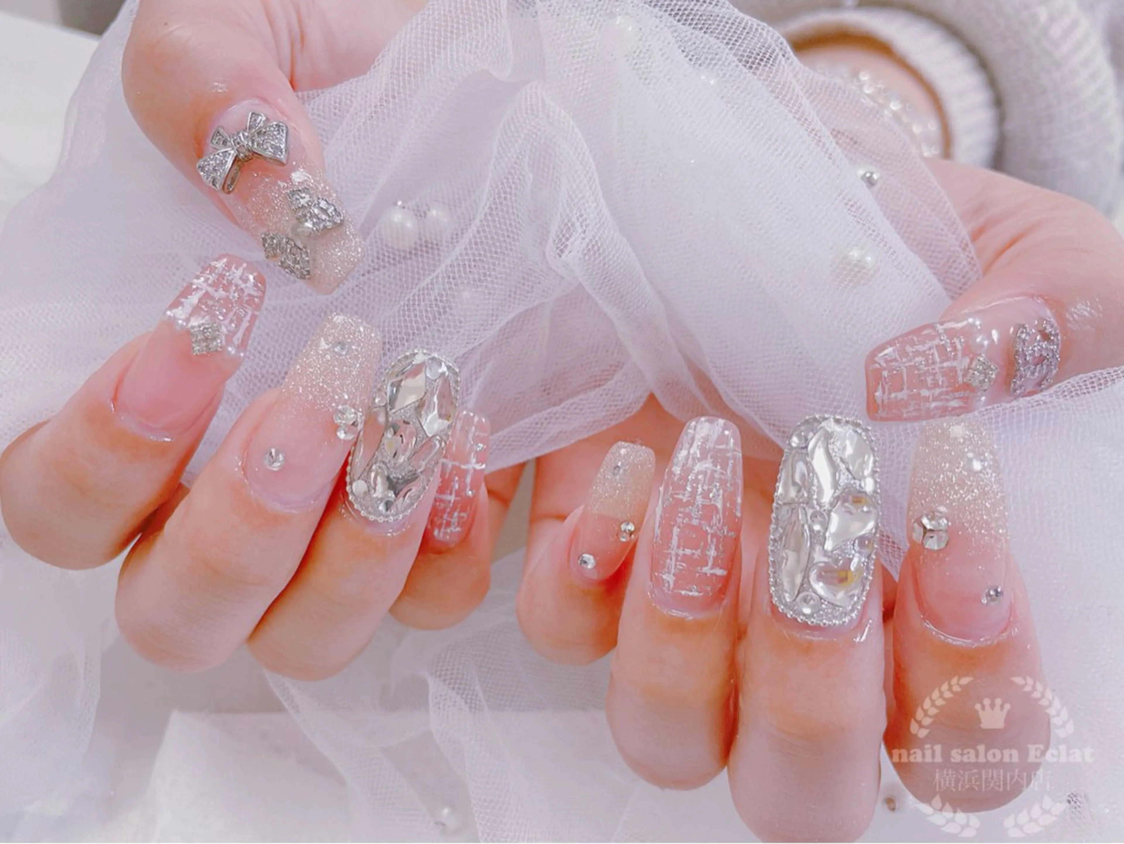 ネイル ハンドネイル ネイルサロンエクラ 🫧Shizukaのネイルデザイン