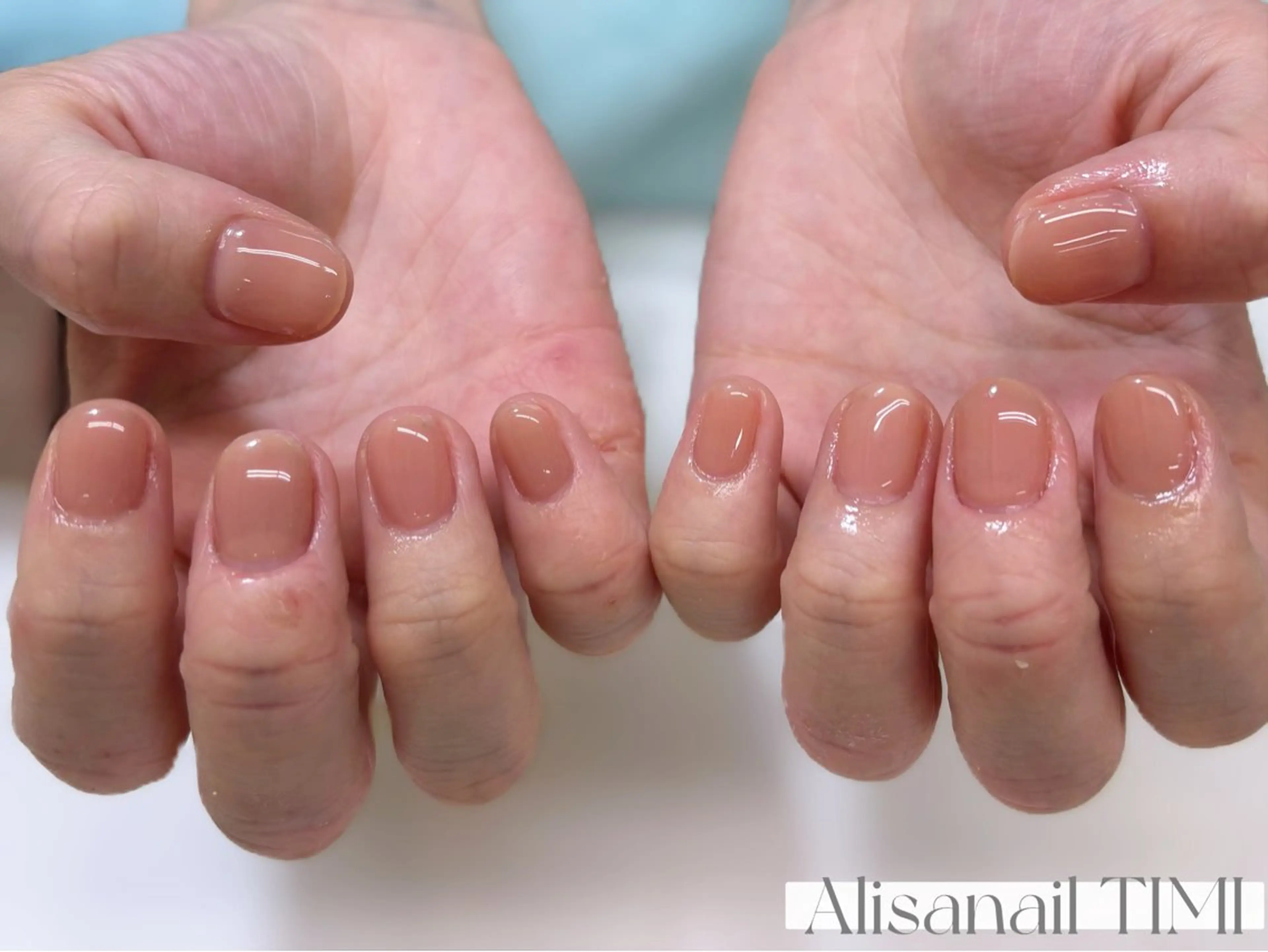 ネイル ワンカラーネイル ハンドネイル Alisa nail Timiのネイルデザイン