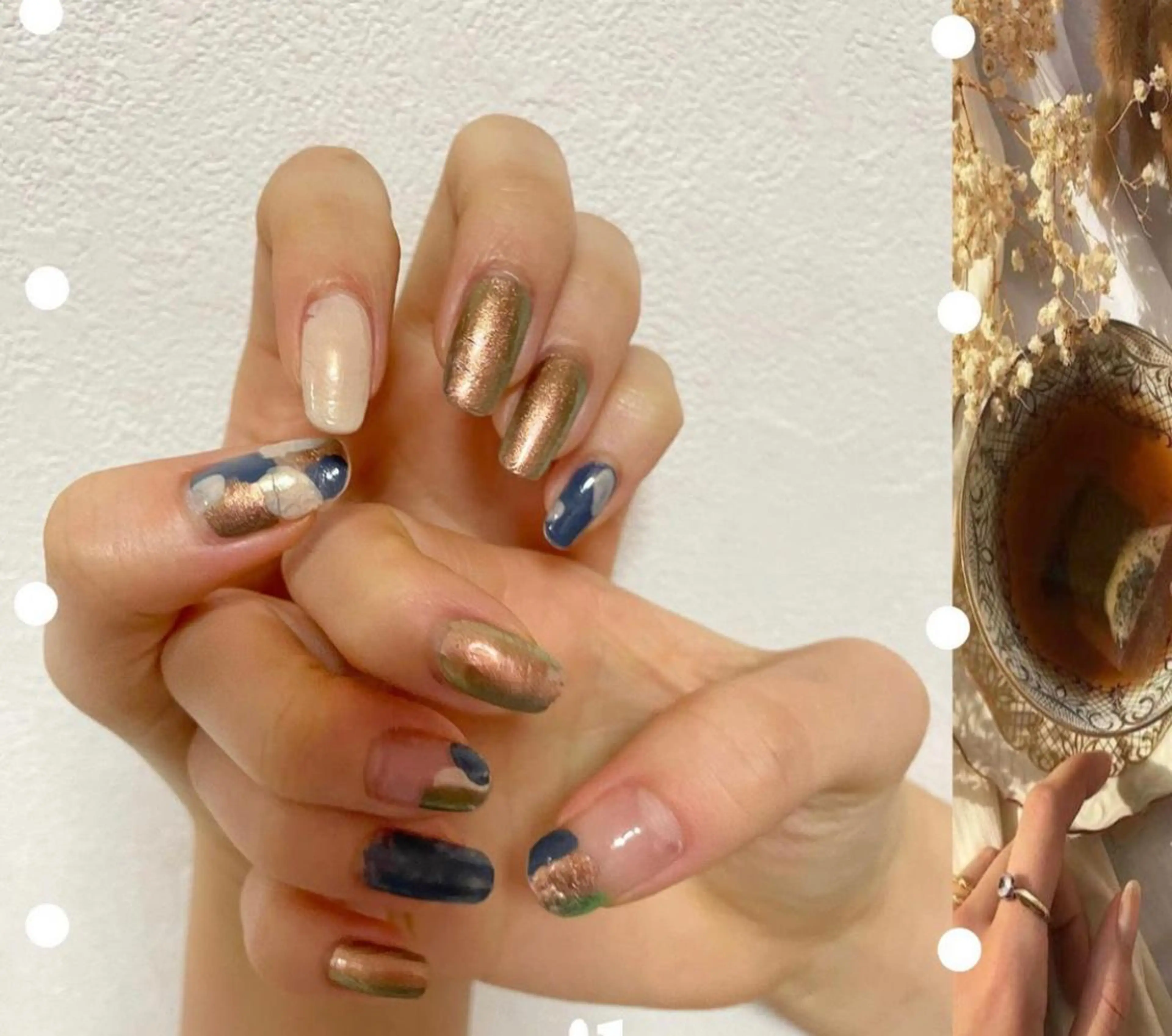 ネイル 栗田 ゆう子のネイルデザイン