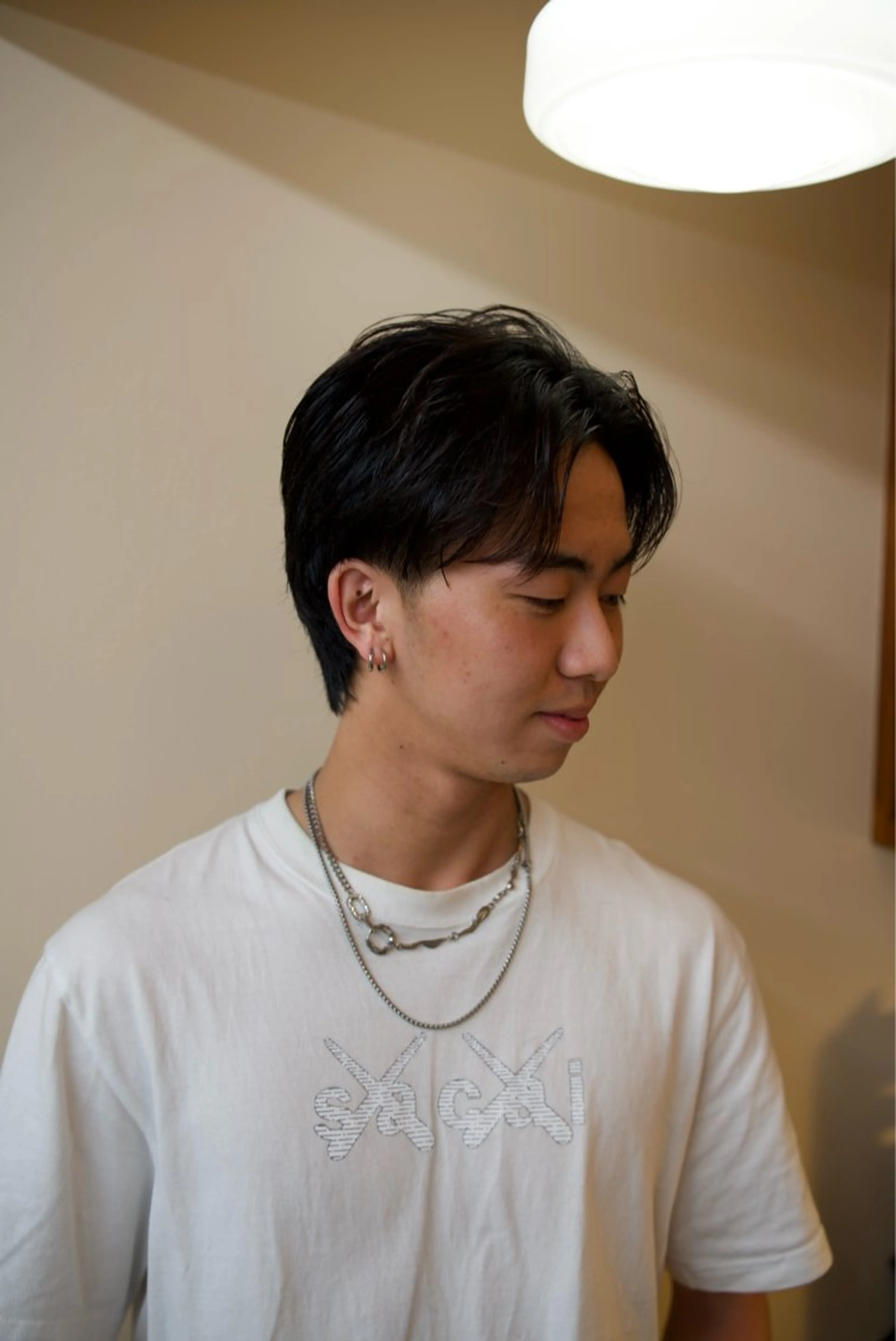 ショート メンズ センターパート フェードカット メンズカット 颯太のヘアスタイル