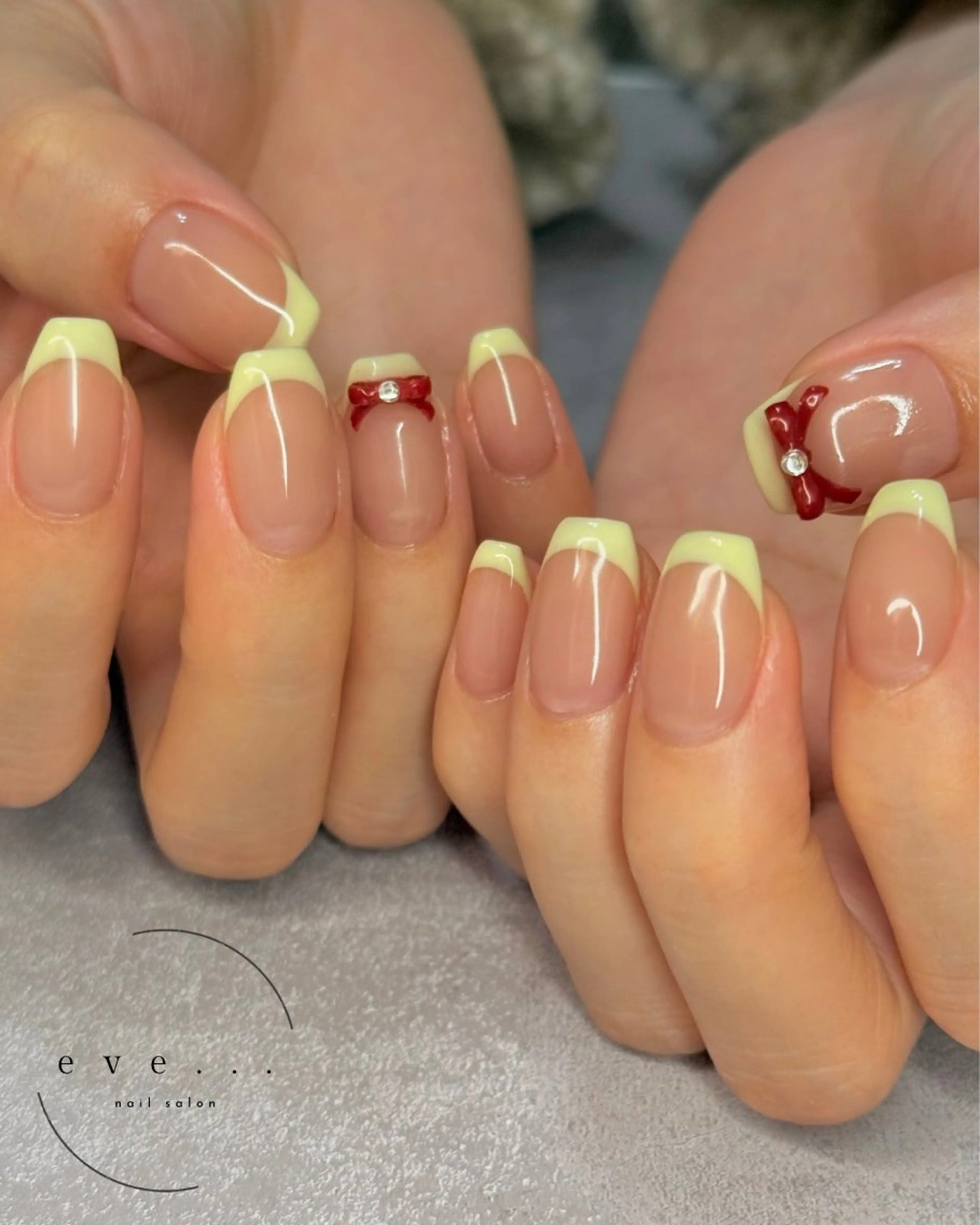 ネイル フレンチネイル ハンドネイル nail salon eve...のネイルデザイン