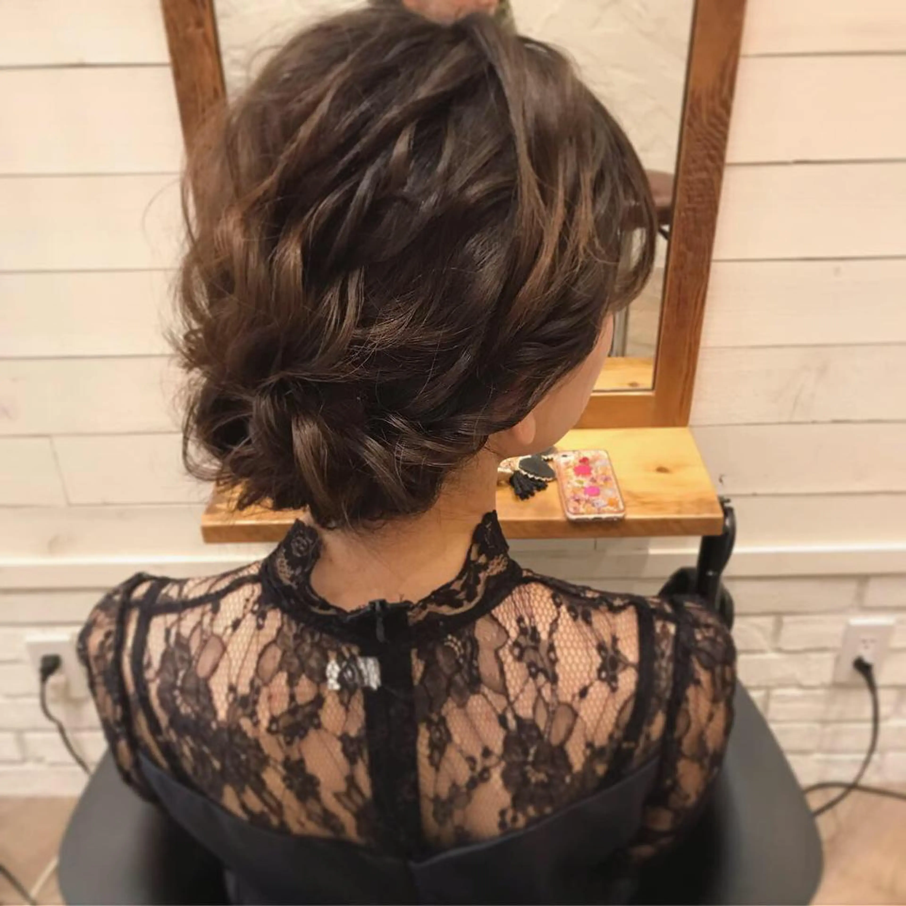 セミロング ヘアアレンジ ⭐️ アユミ⭐️のヘアスタイル